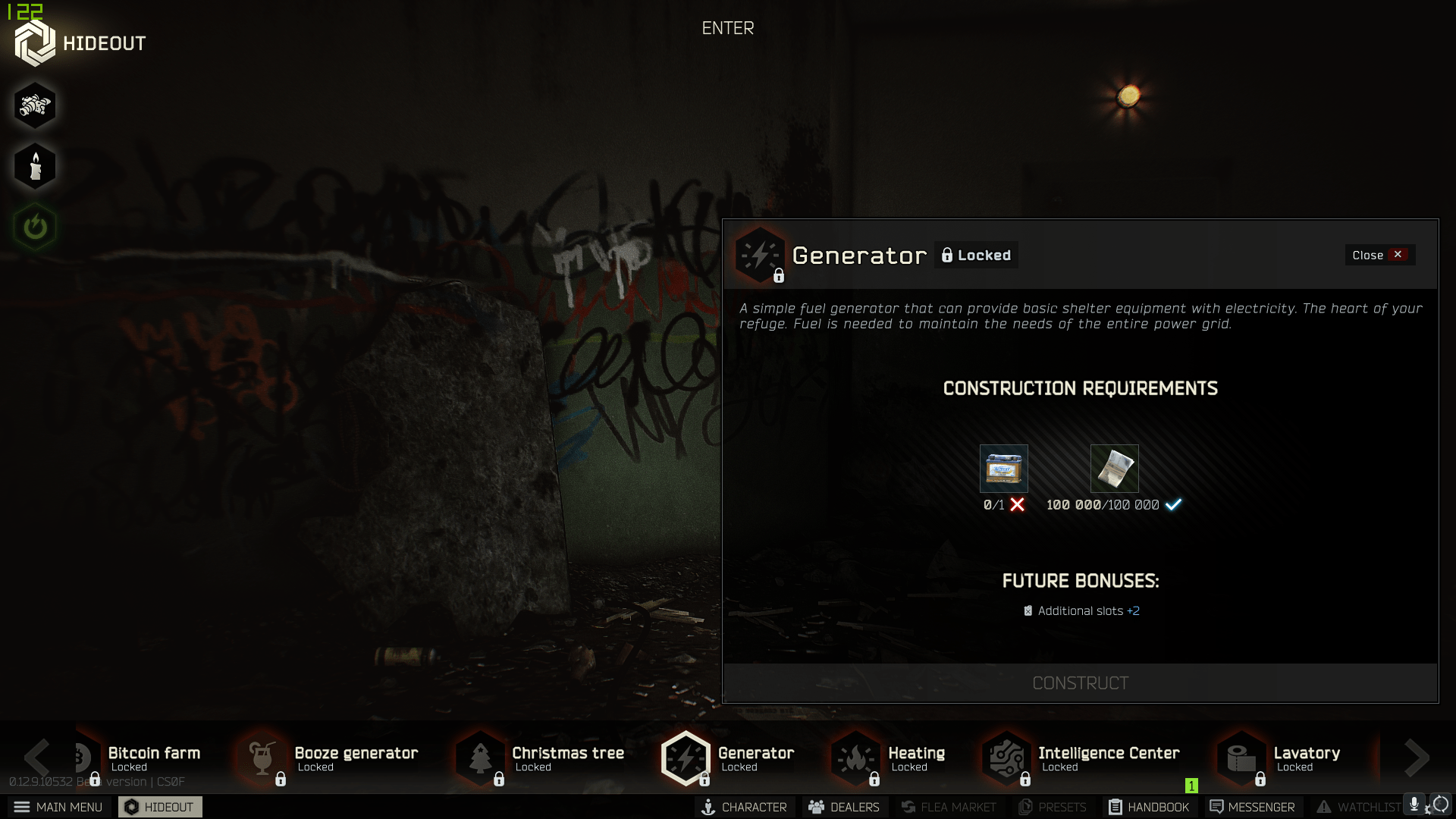 generator lvl 1 now requires a car battery rescapefromtarkov on car battery tarkov reddit