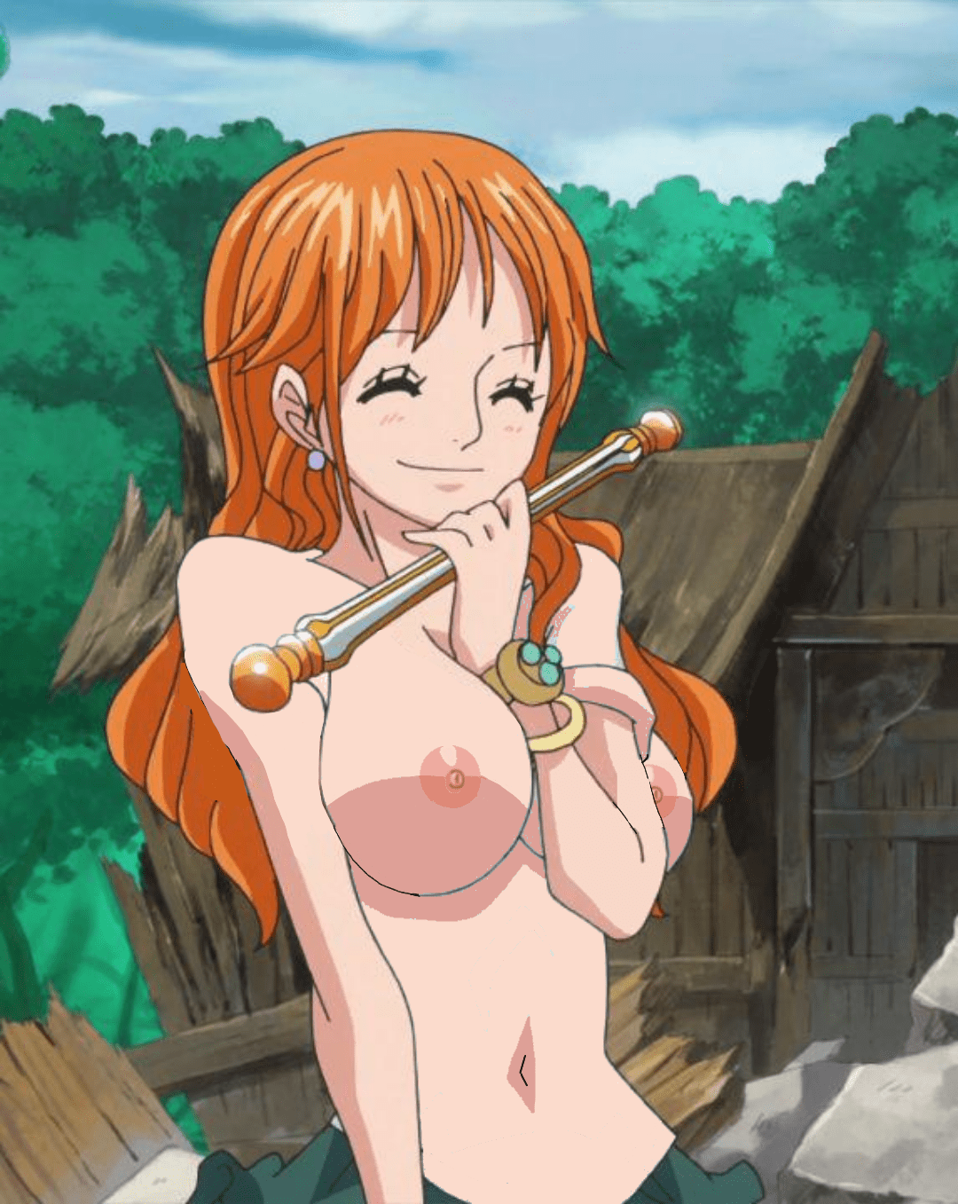 Topless Nami : rfunpiece