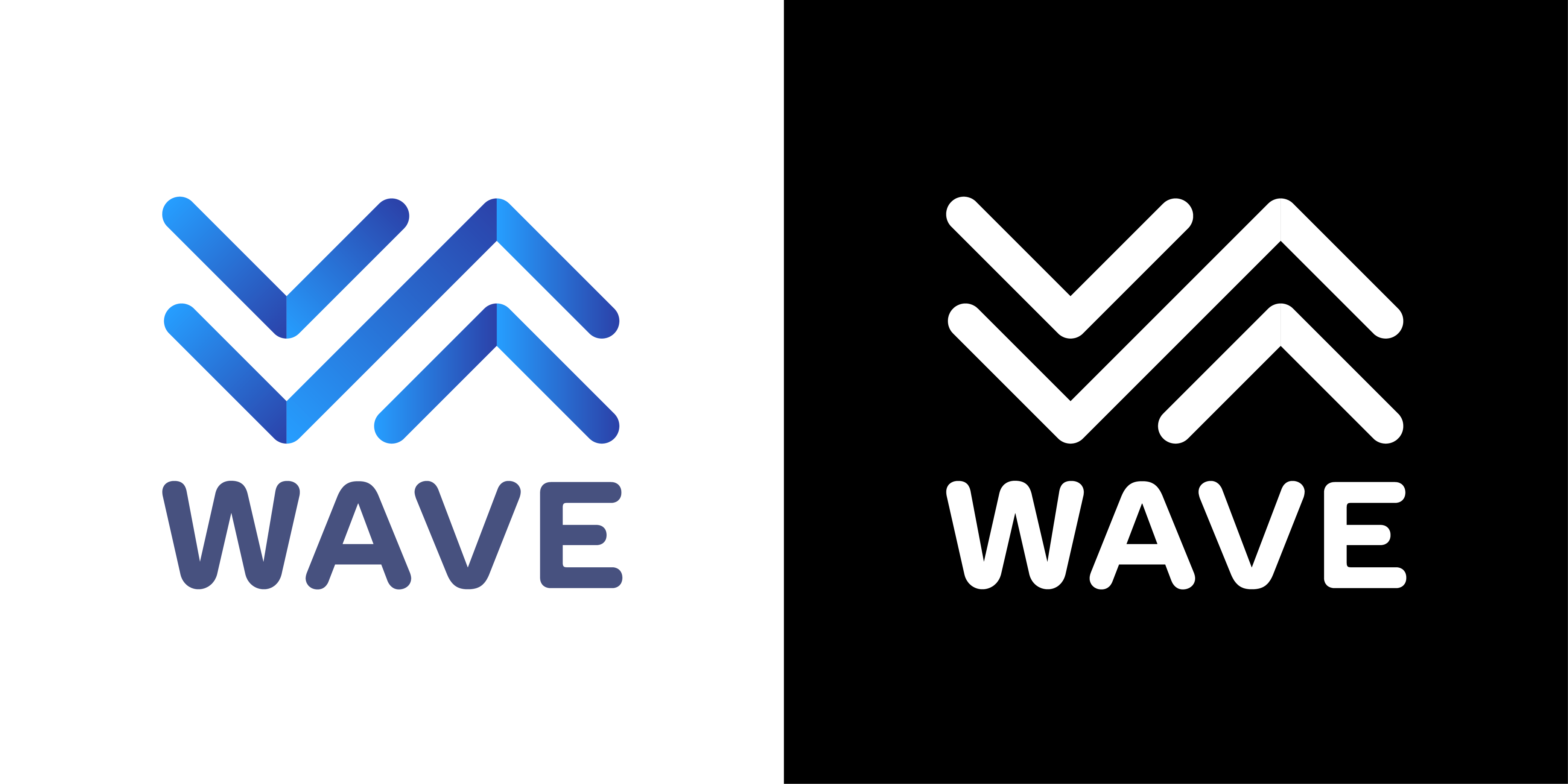 Wave Logo Concept For A Digital Marketing Agency Logodesign