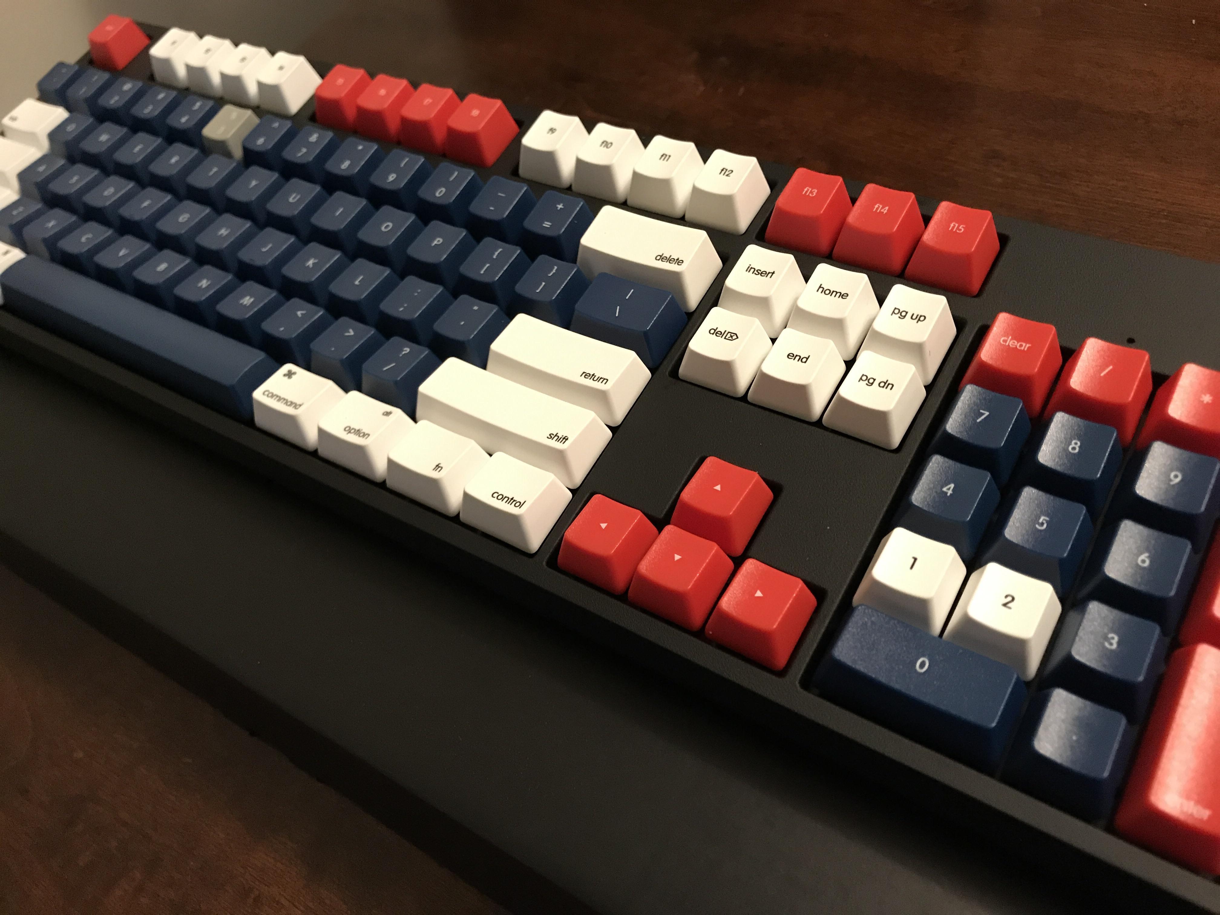My Brand New Patriots Themed Mechanical Keyboard Patriots