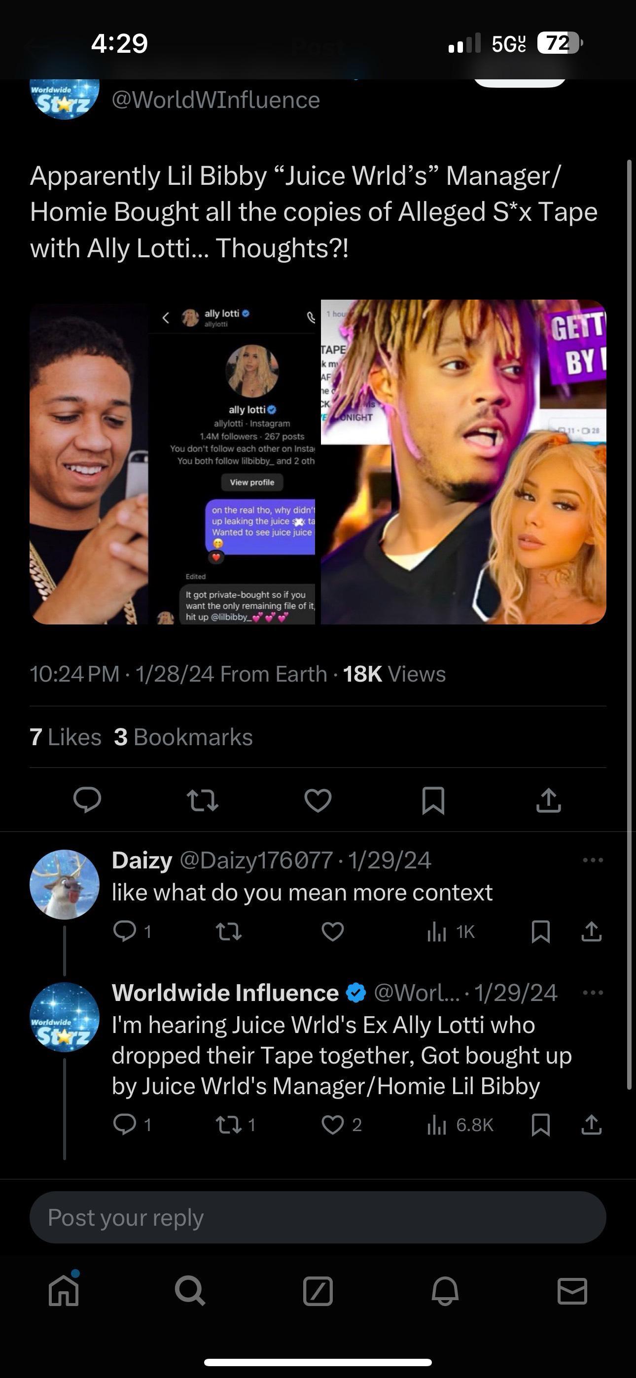 twitter community beefing with da ig community lol : rJuiceWRLD