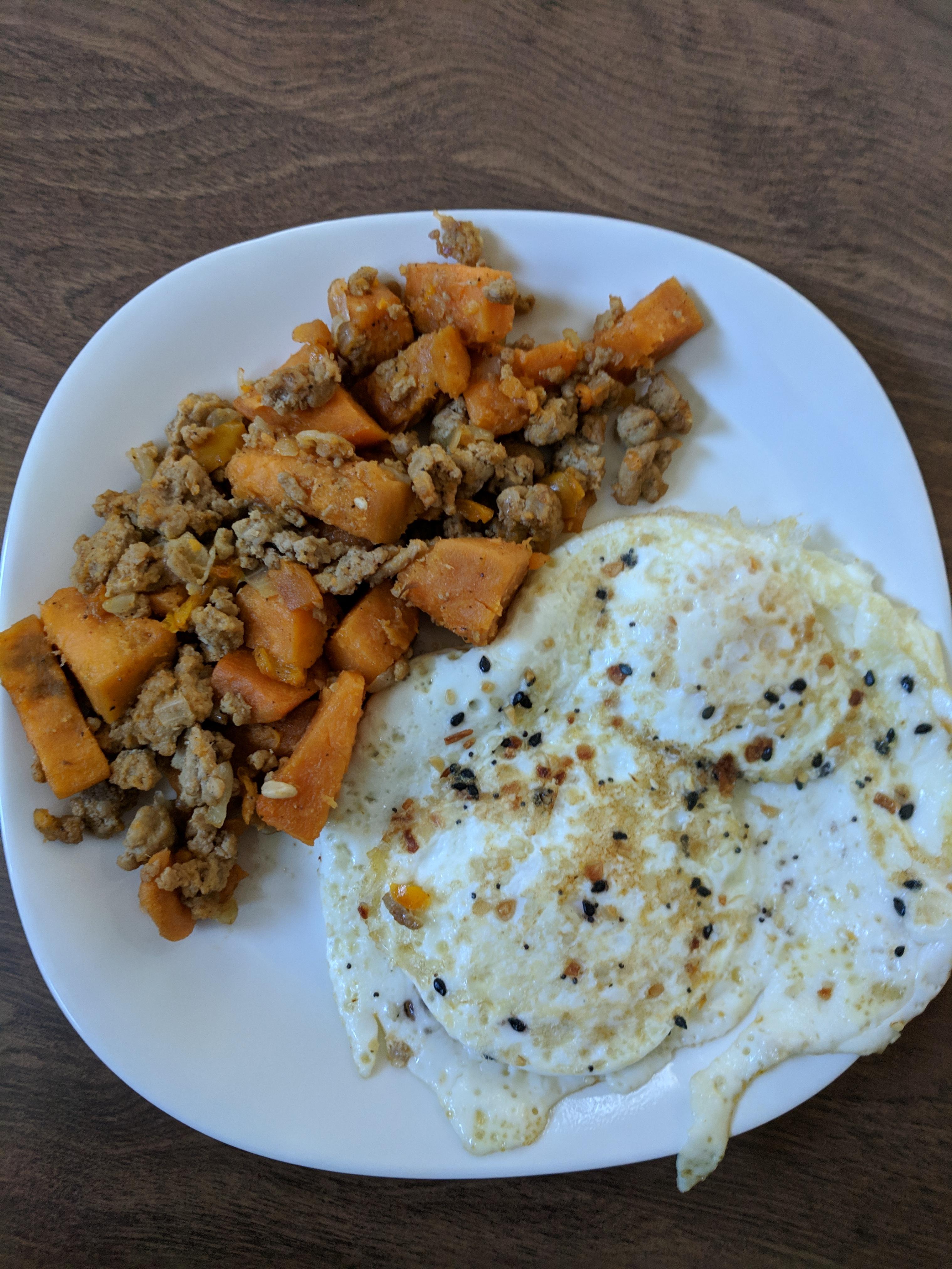 Recipe of Ground Turkey Sweet Potato Hash