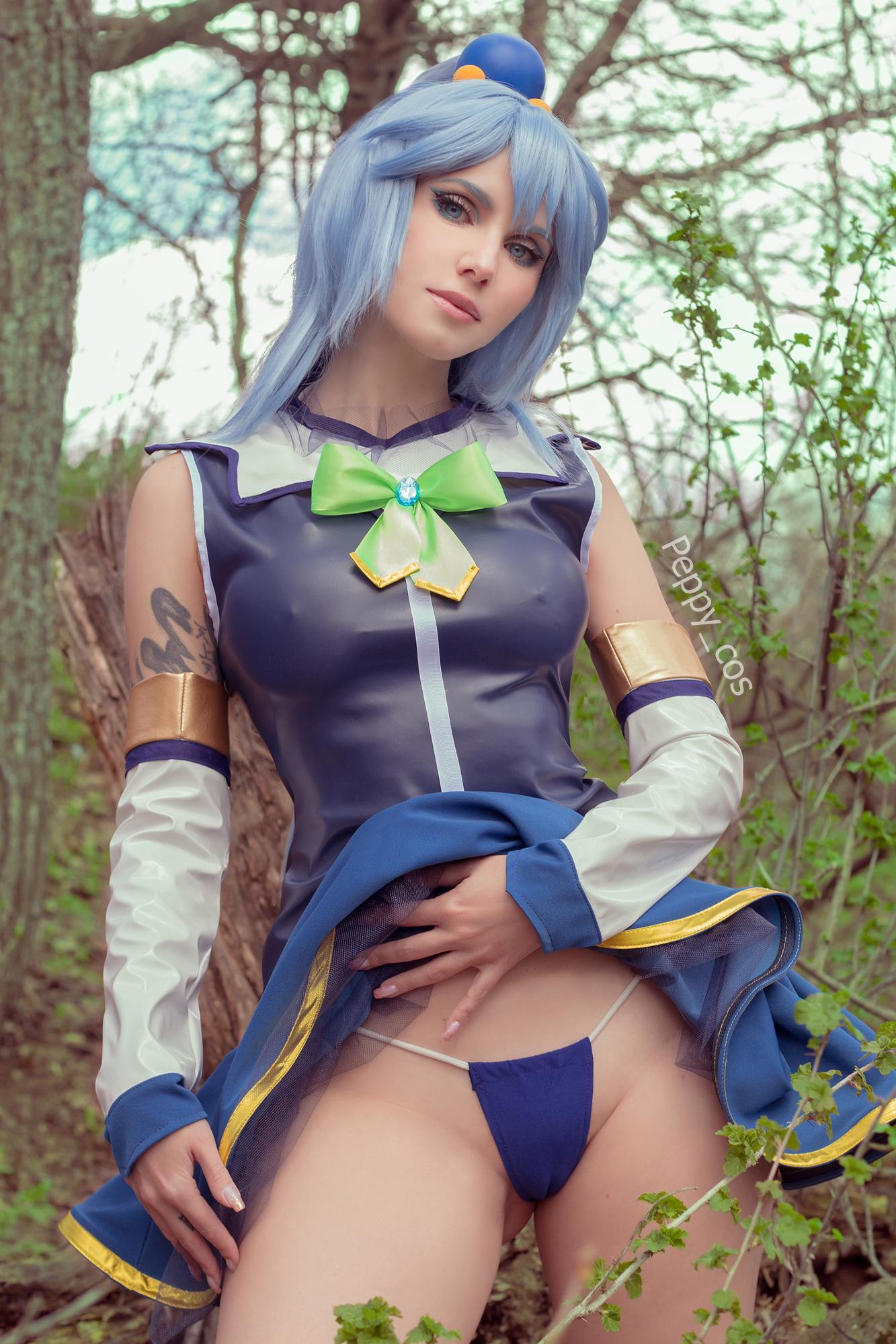 Aqua [konoSuba] (Peppy_cos) : rrule34
