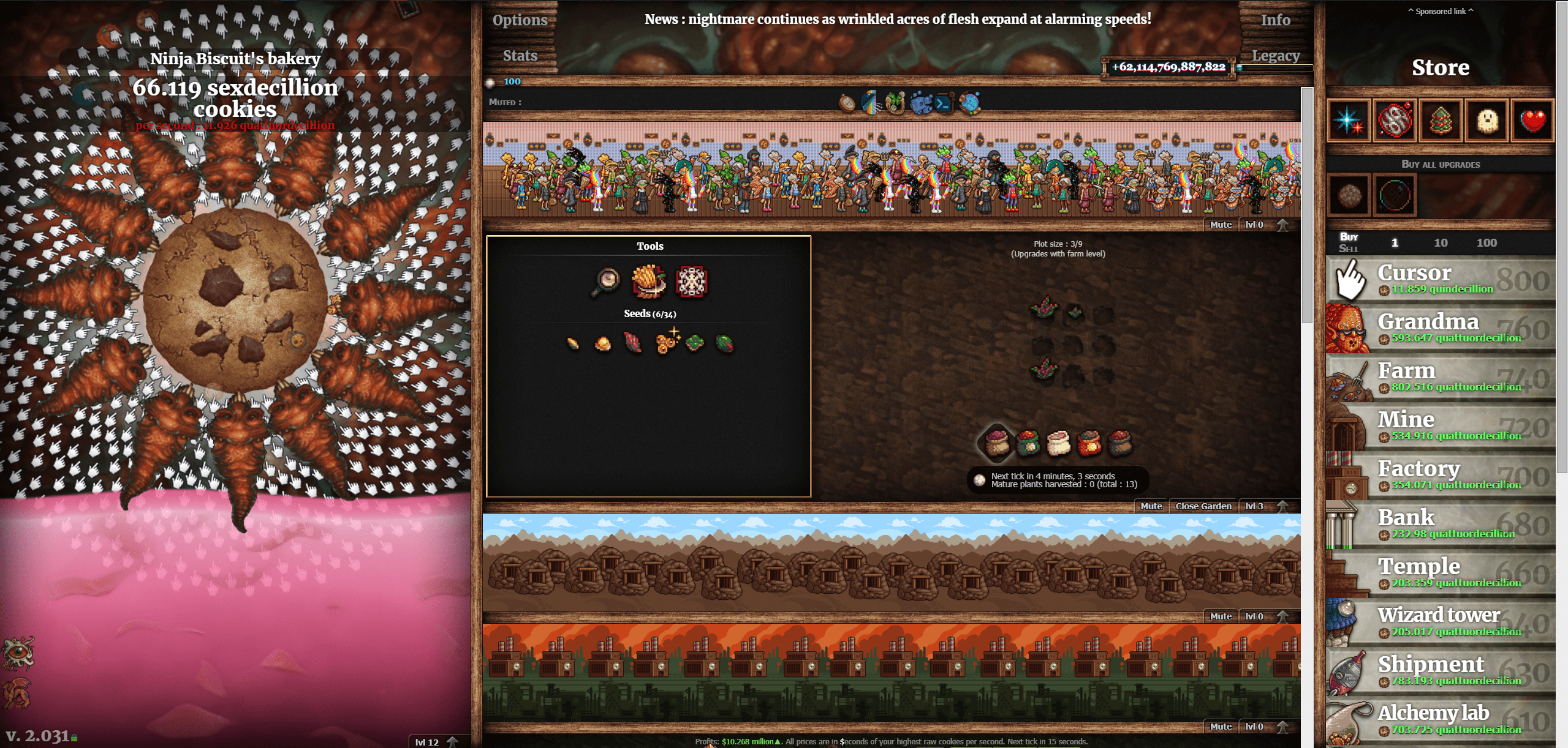 What Would Be My Best Course Of Action Really Late Game R Cookieclicker Hi guys im in the Mid-Late game with 500 of every building 20 trillion of prestige.