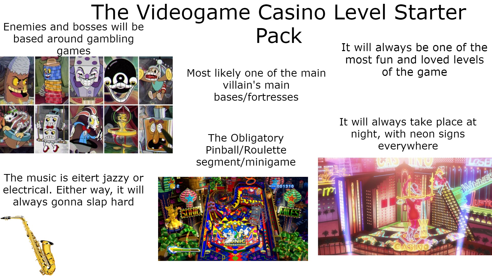 The Videogame Casino Level Starter Pack : r/starterpacks
