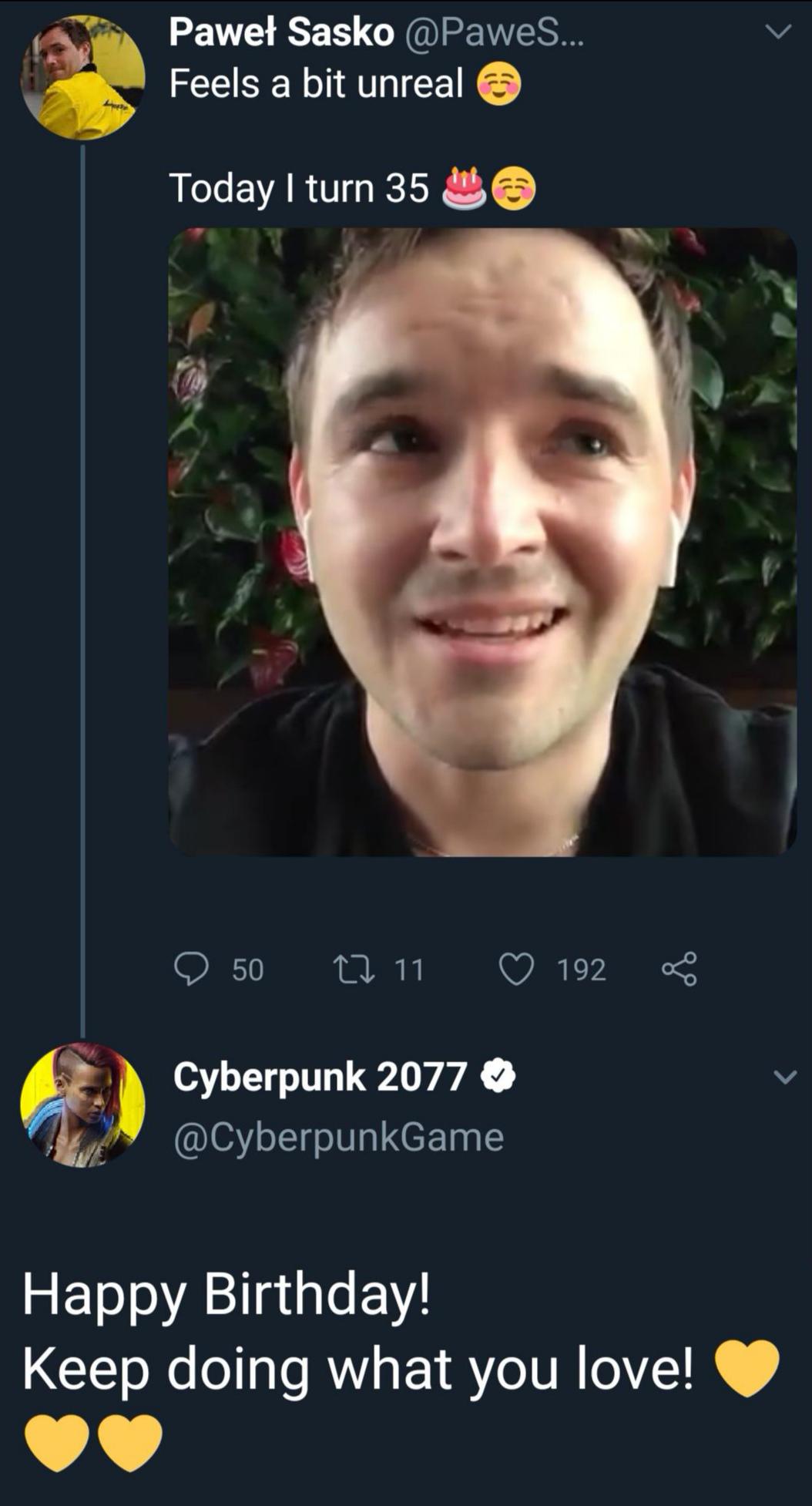 Pawel Sasko Lead Quest Designer Of Cyberpunk 2077 Turns 35 Today Happy Birthday Cyberpunkgame Lead quest designer on why AI is so stupid.