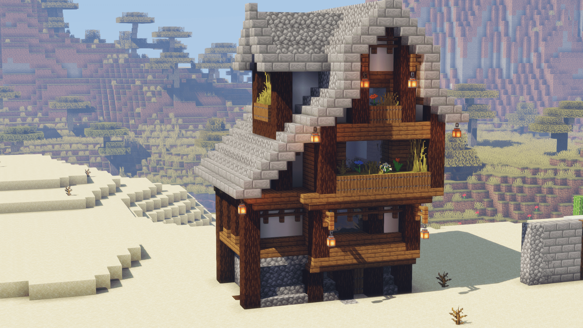 Minecraft Creations on Twitter: "Awesome medieval house in ...