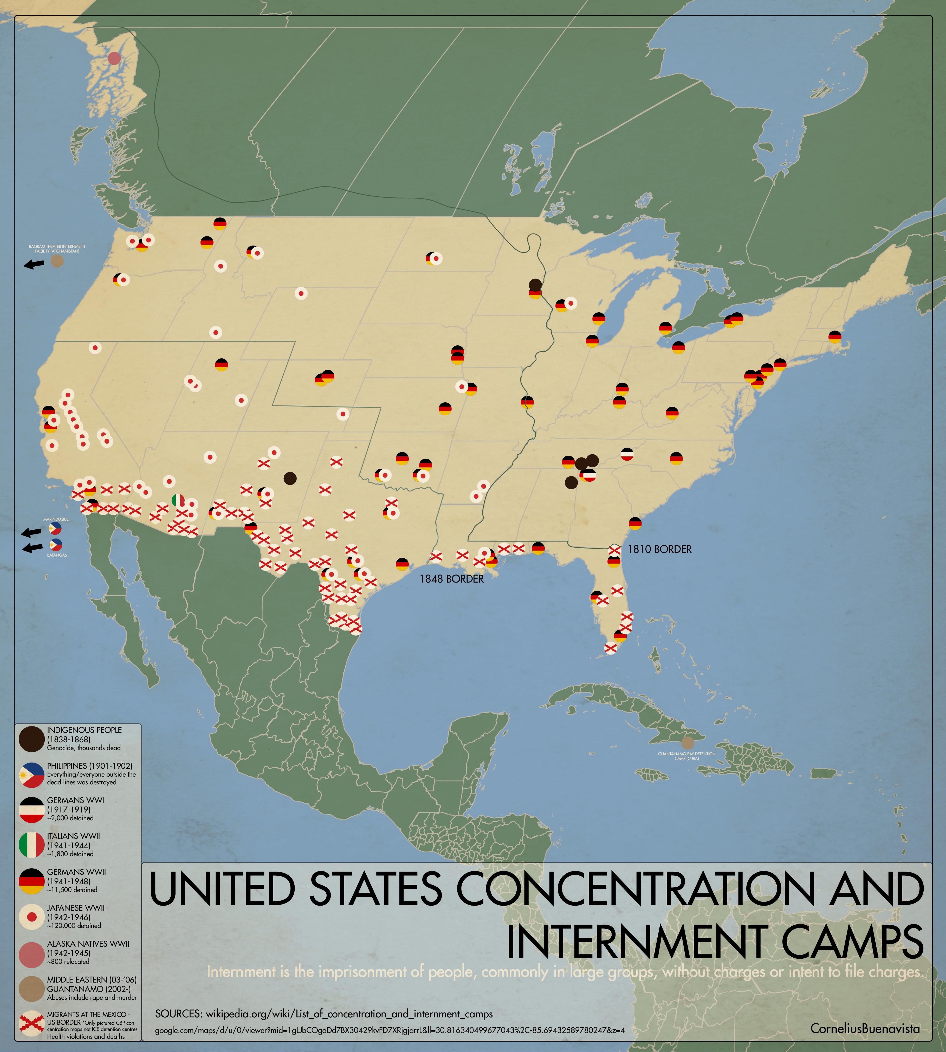 Fema Camps Map 