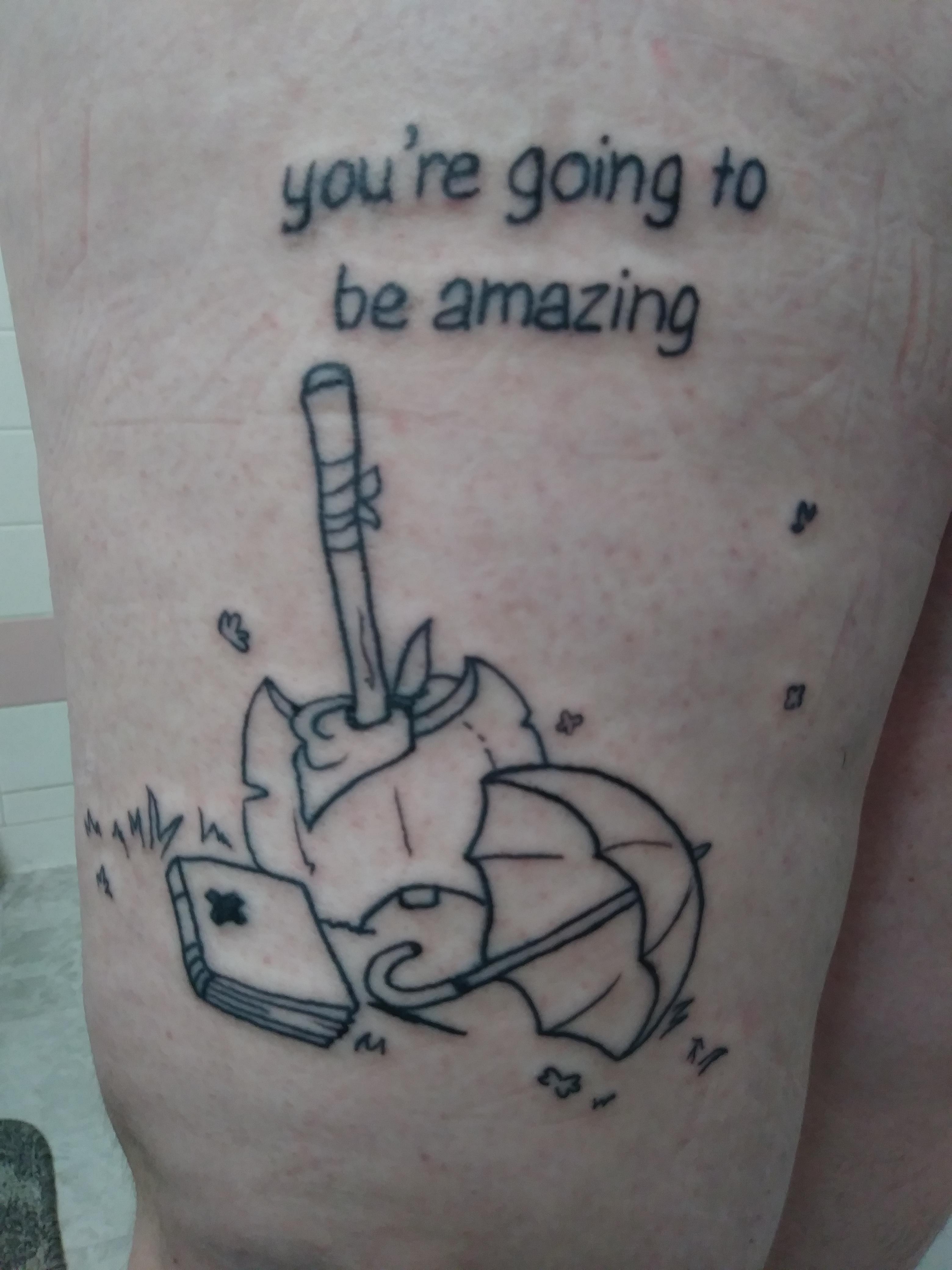 It's time to show them off! Fresh Taz Balance Tattoo Theadventurezone