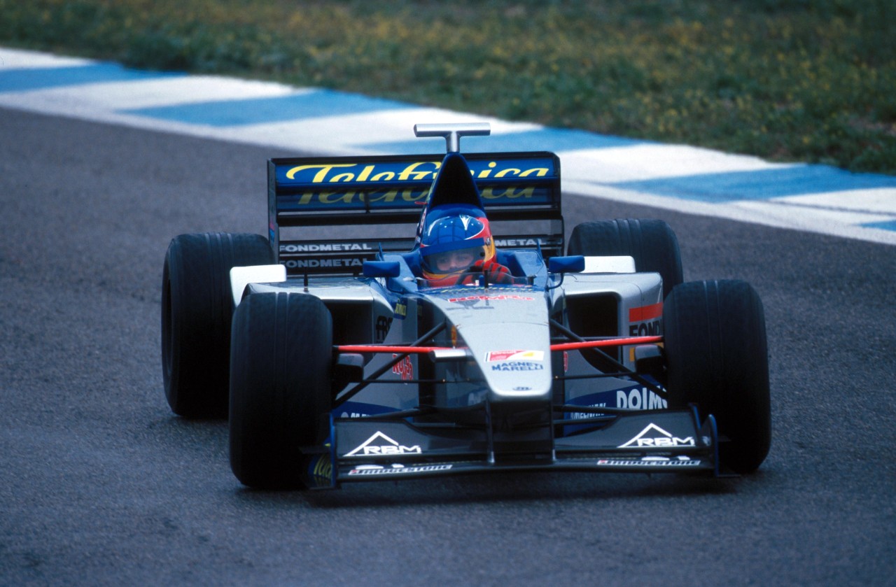 Alonso S First F1 Test Minardi Jerez December 1999
