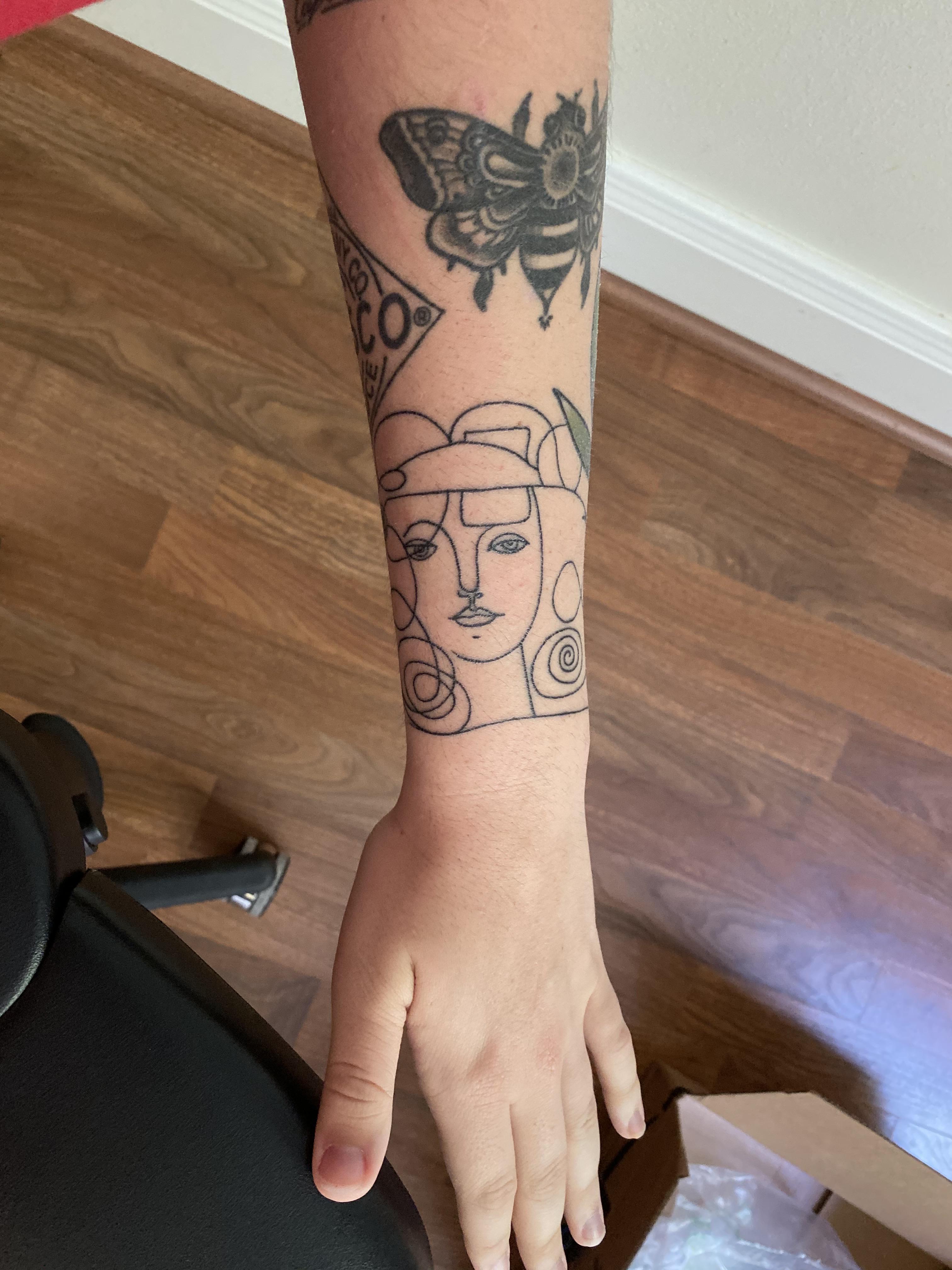 These incredibly realistic tattoos will make your jaw drop. Picasso Woman By Katie Rhoden Black Pelican Tattoo New Orleans Louisiana Tattoos