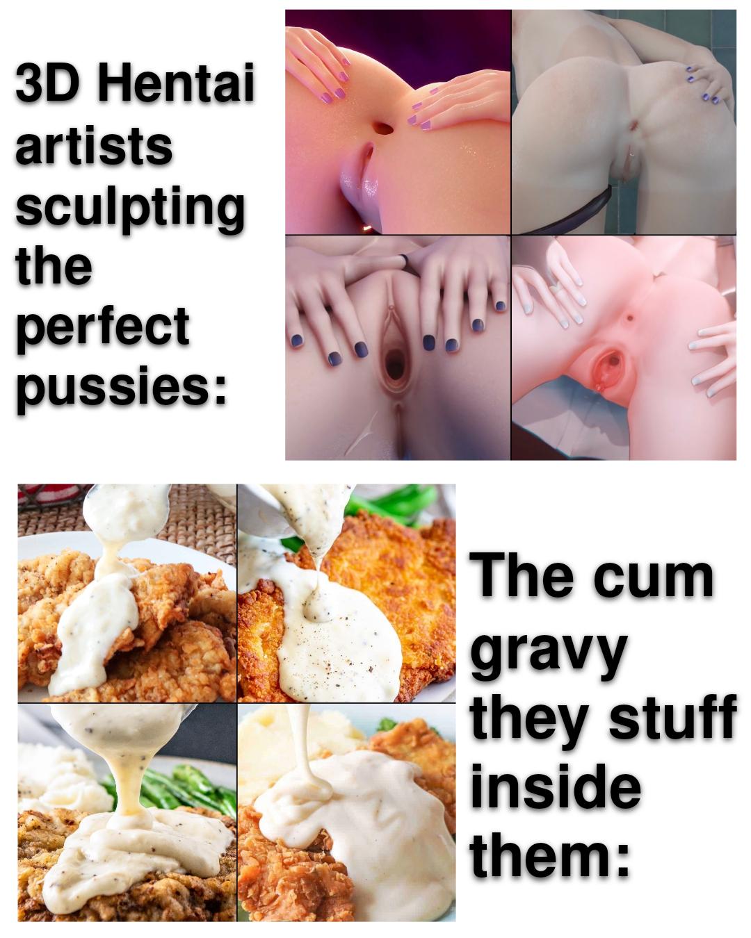 Accurate looking cum is the holy grail of 3D fanartists. : rgoodanimemes