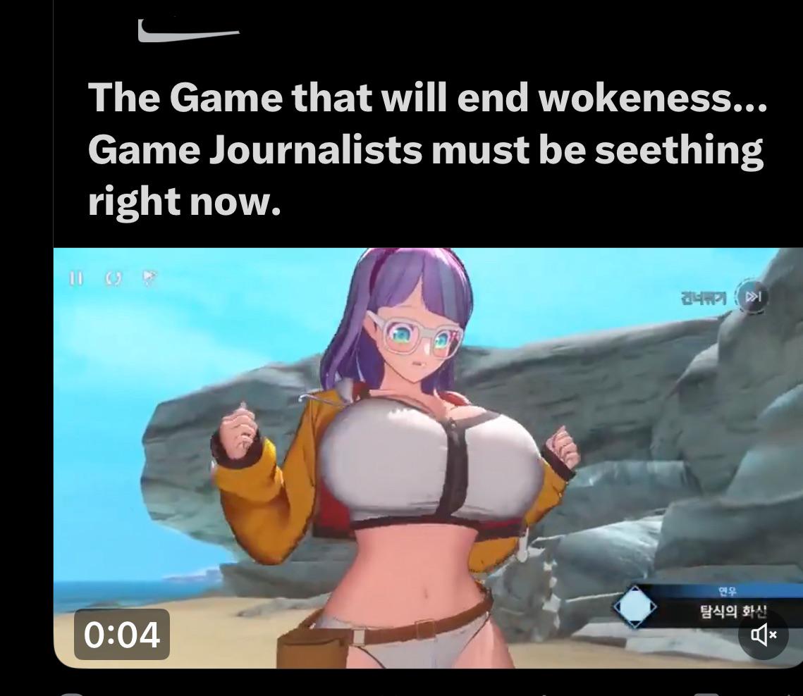 Boobs will end wokeness : rGamingcirclejerk