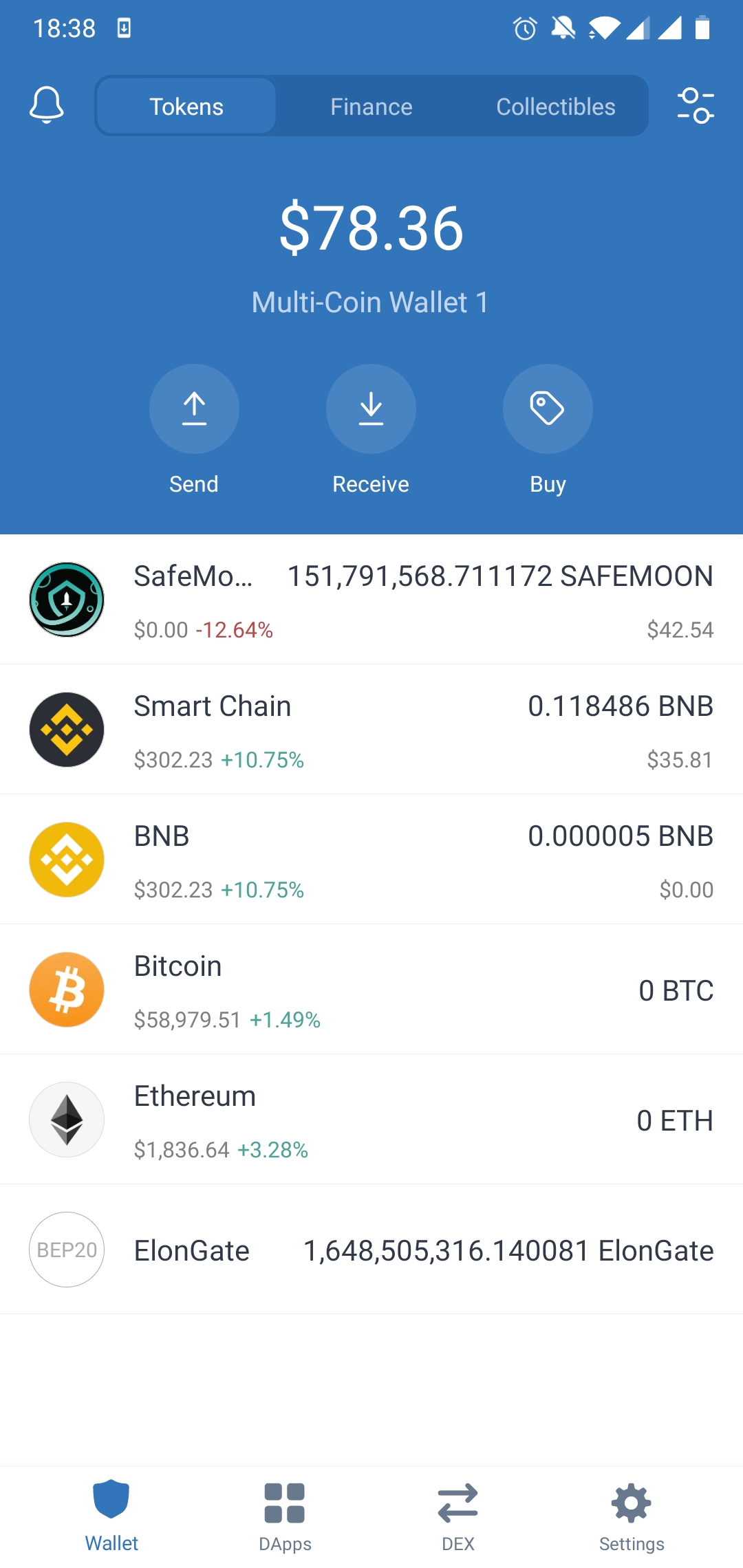 Tambahkan peringatan harga · btc bitcoin · eth ether · ltc litecoin · bch bitcoin cash · bnb binance coin · eos eos · xrp xrp · xlm lumens. How To See The Price Of My Elongate Coins In Trustwallet R Elongatetoken