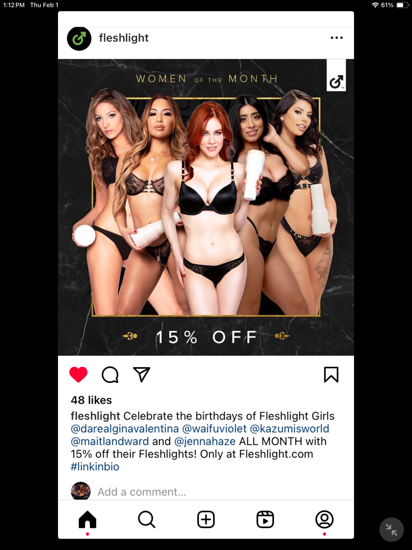 February birthday girls sale begins now : rfleshlight
