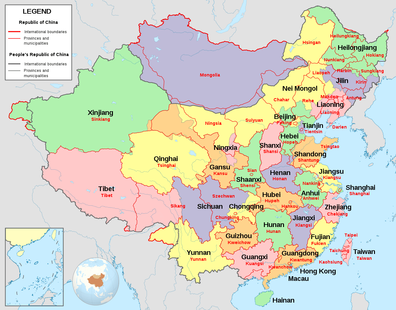 Map Of China Interactive Detailed Maps Of China 