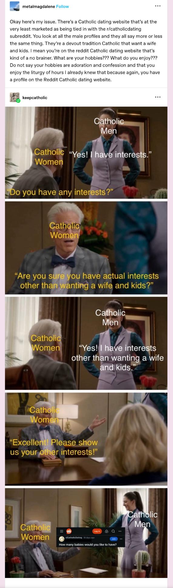 Dating as a Catholic (sorry if this breaks rules mods) : rCatholicMemes