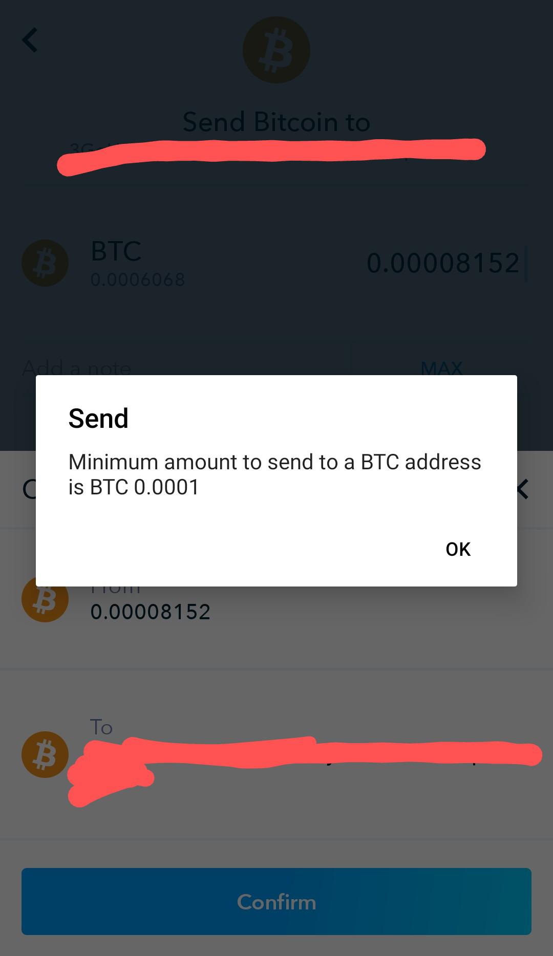 Start mining we aim to provide you with the easiest possible way to make money without having to do any of the hard stuff. Minimum Transaction Of 0 0001 Btc Is This New R Shakepay