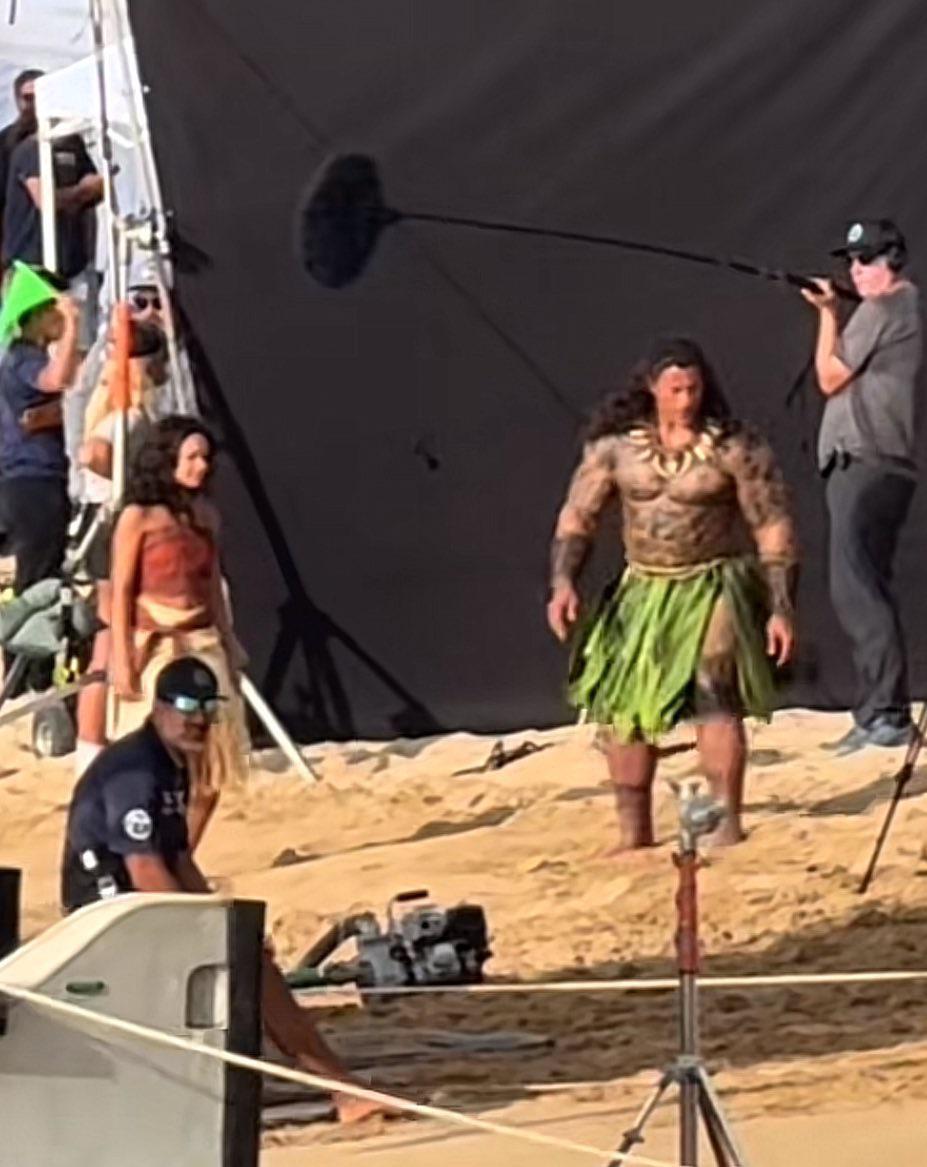 Set photo of the live-action “Moana.” What can I say except NO THANK YOU. :  rshittymoviedetails