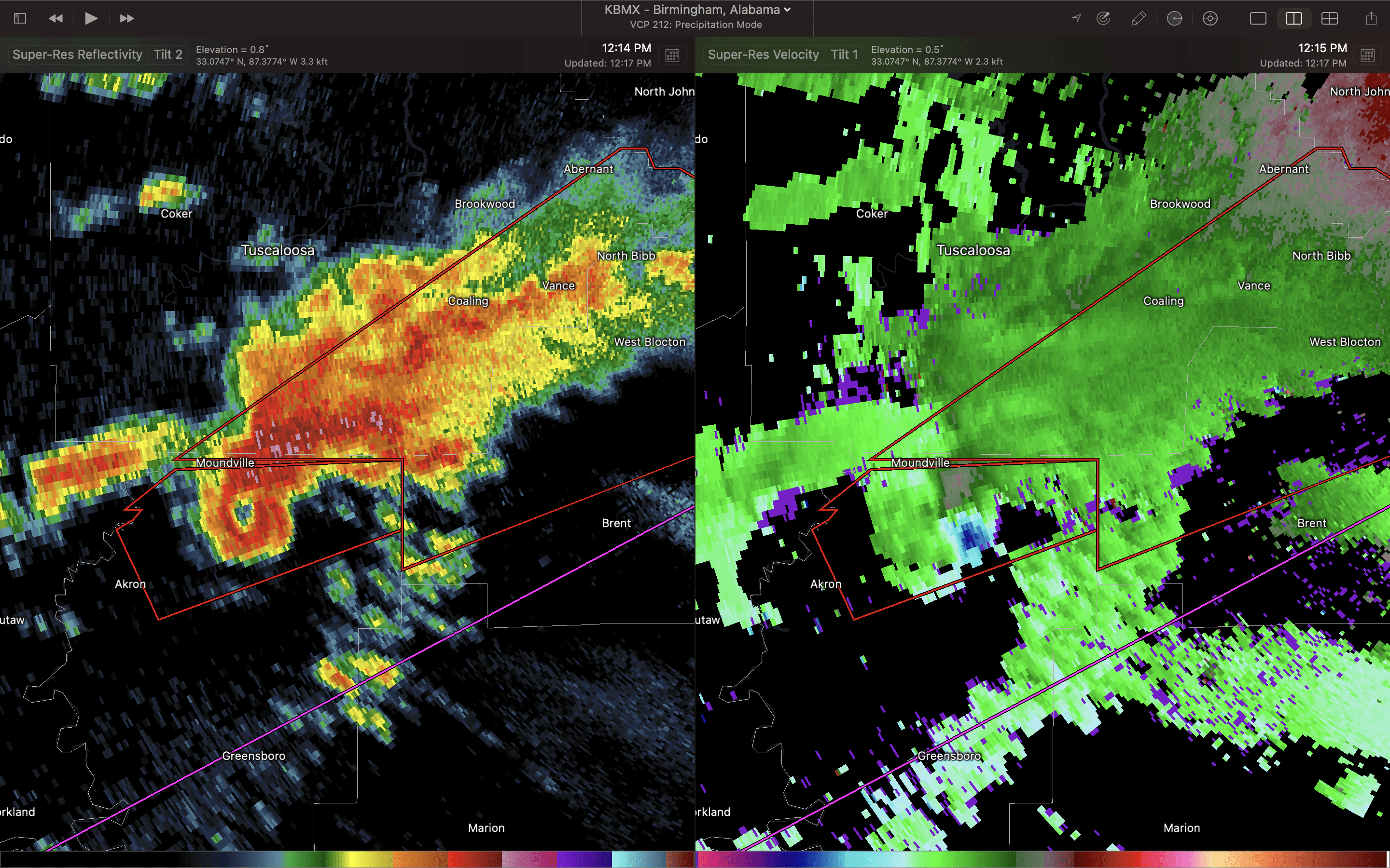 And caused damage and scattered debris as it ripped through the region. Looks Like A Large Debris Ball South Of Tuscaloosa Stsy Safe Guys R Tornado