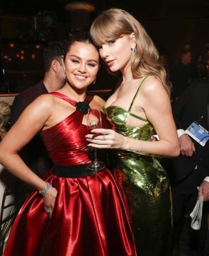 With Taylor Swift at the Golden Globes | January 2024