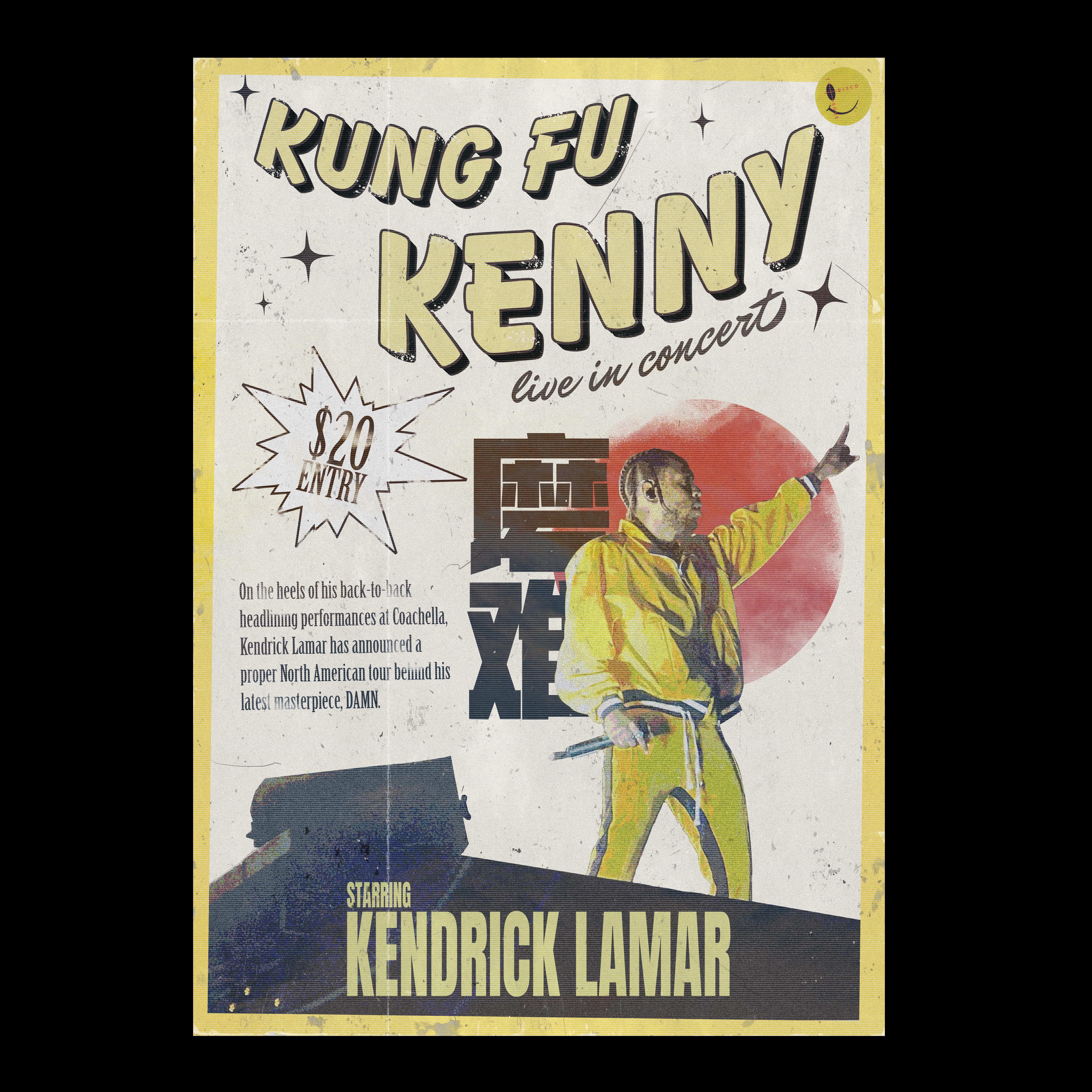 Alright poster 1 design by. Kung Fu Kenny Poster I Made R Kendricklamar