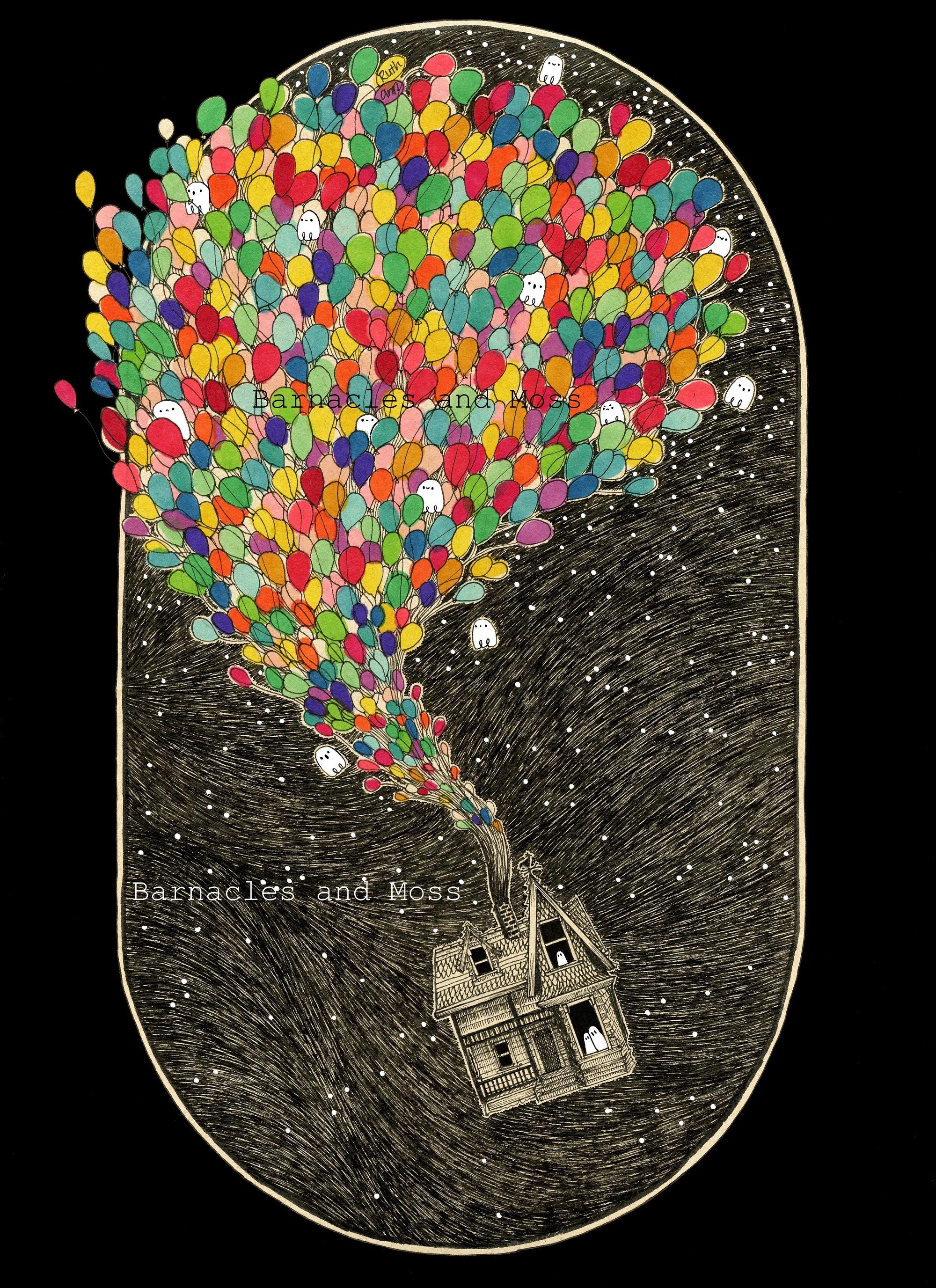 Adventure, Barnacles and Moss (Me), Pen and Ink, 2024 : rArt