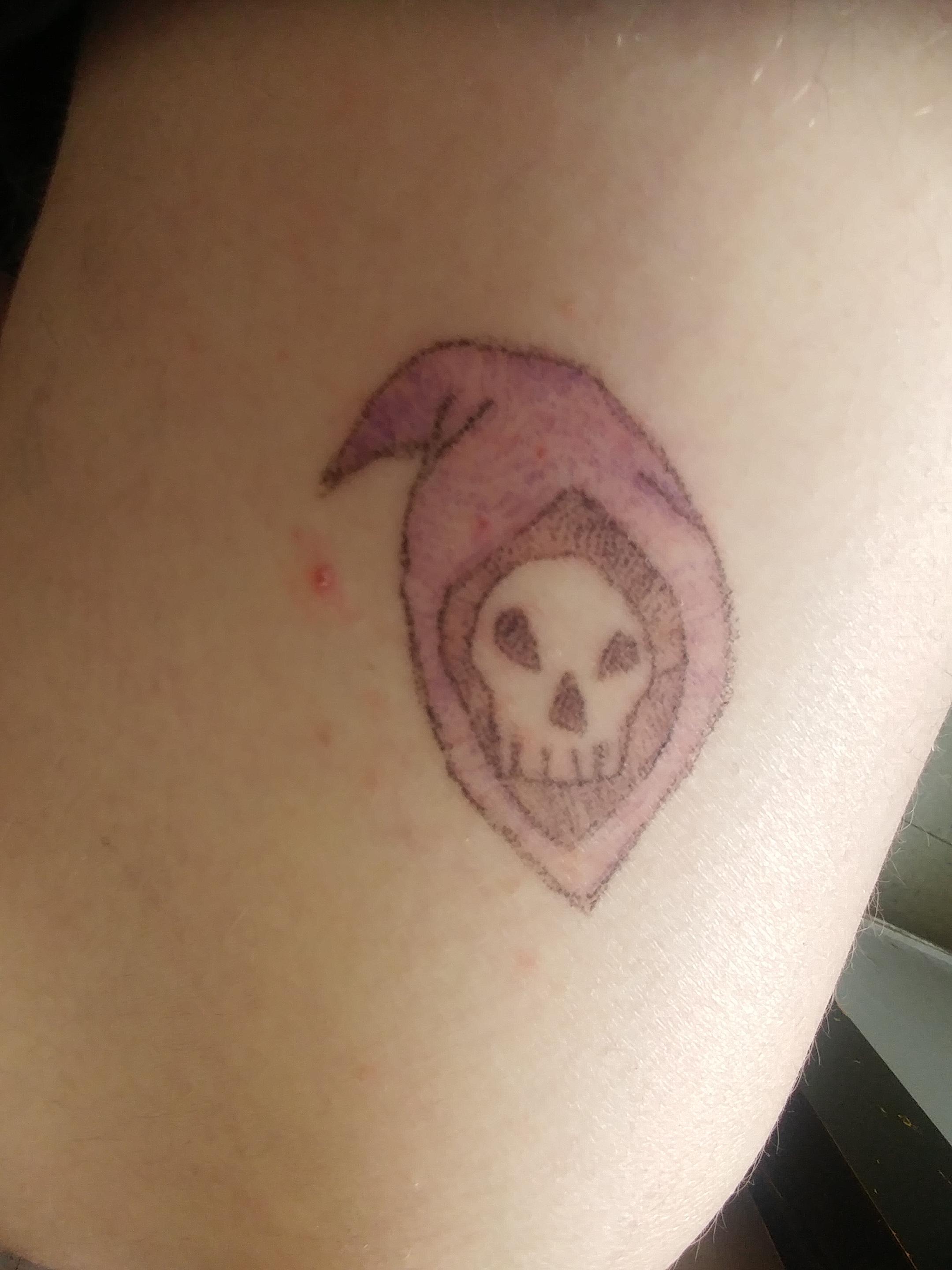 First Color Stick And Poke 5rl For Outline And 5rs For Shading Feedback And Tips Appreciated Sticknpokes
