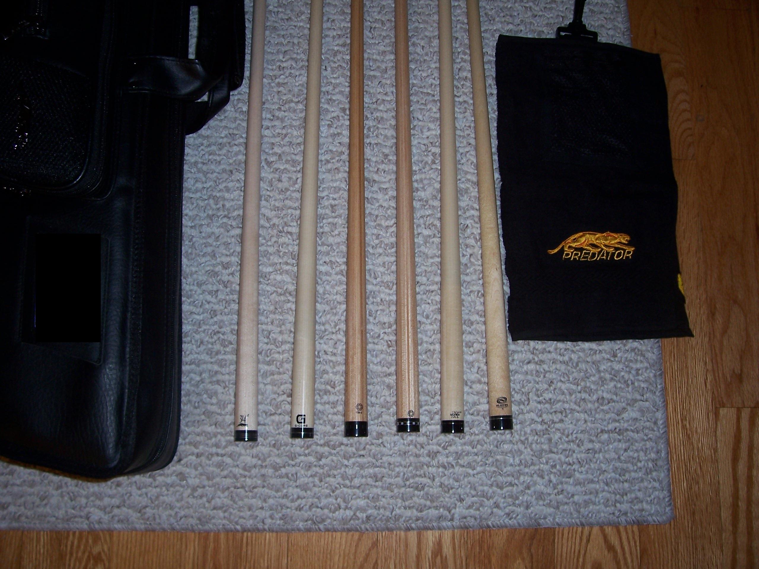 Lets see your cues! Heres mine. : rbilliards