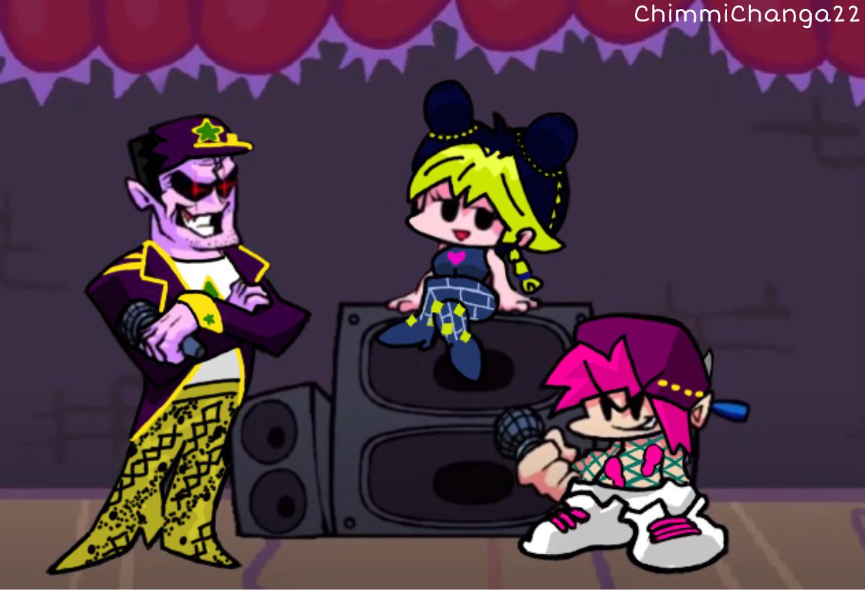 Fnf Jojo S Pack Friday Night Funkin Mods This mod adds all of jojo s openings instead of the first 4 weeks.