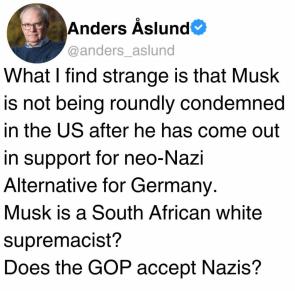 Musk Supports Extremism?