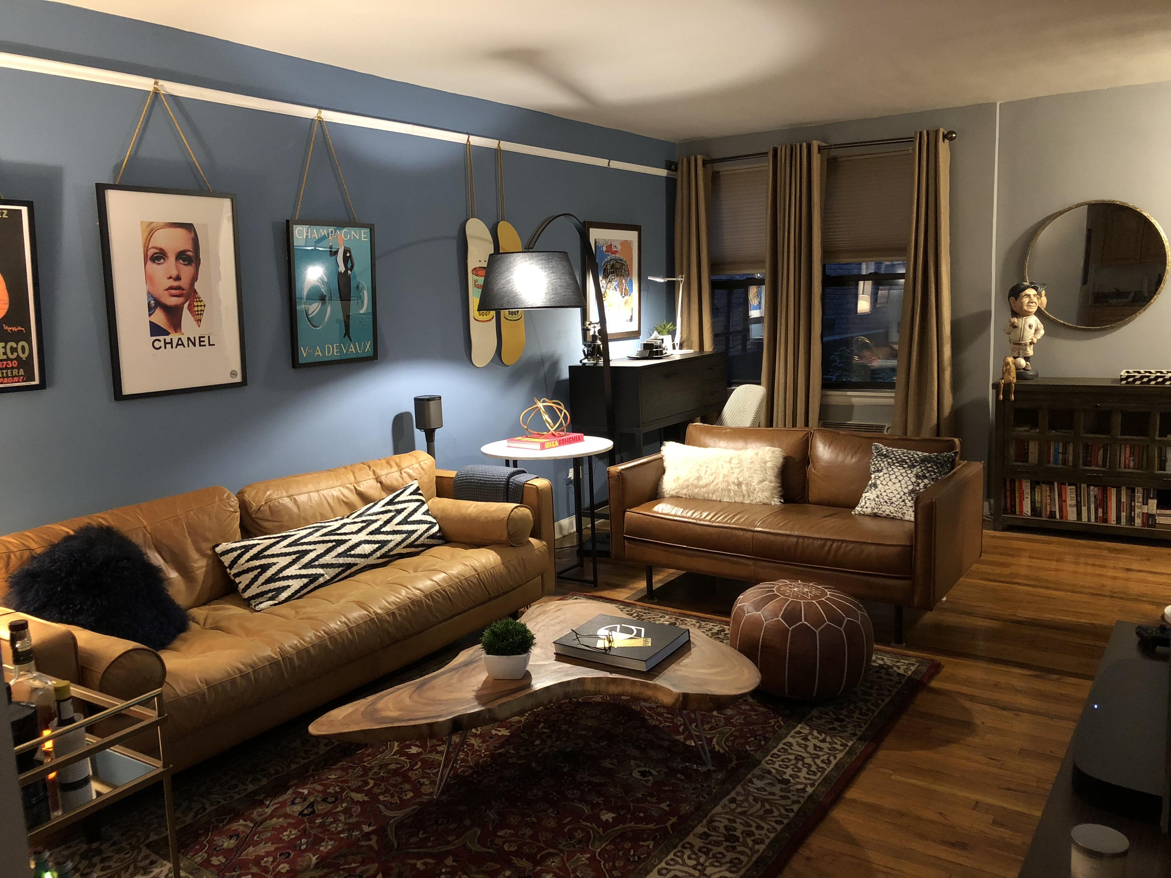 My nearly finished bachelor pad (new york city)