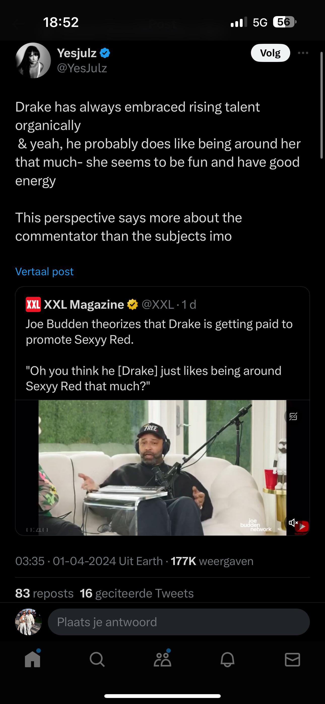 Joe is gonna kick her back in again : rtheJoeBuddenPodcast