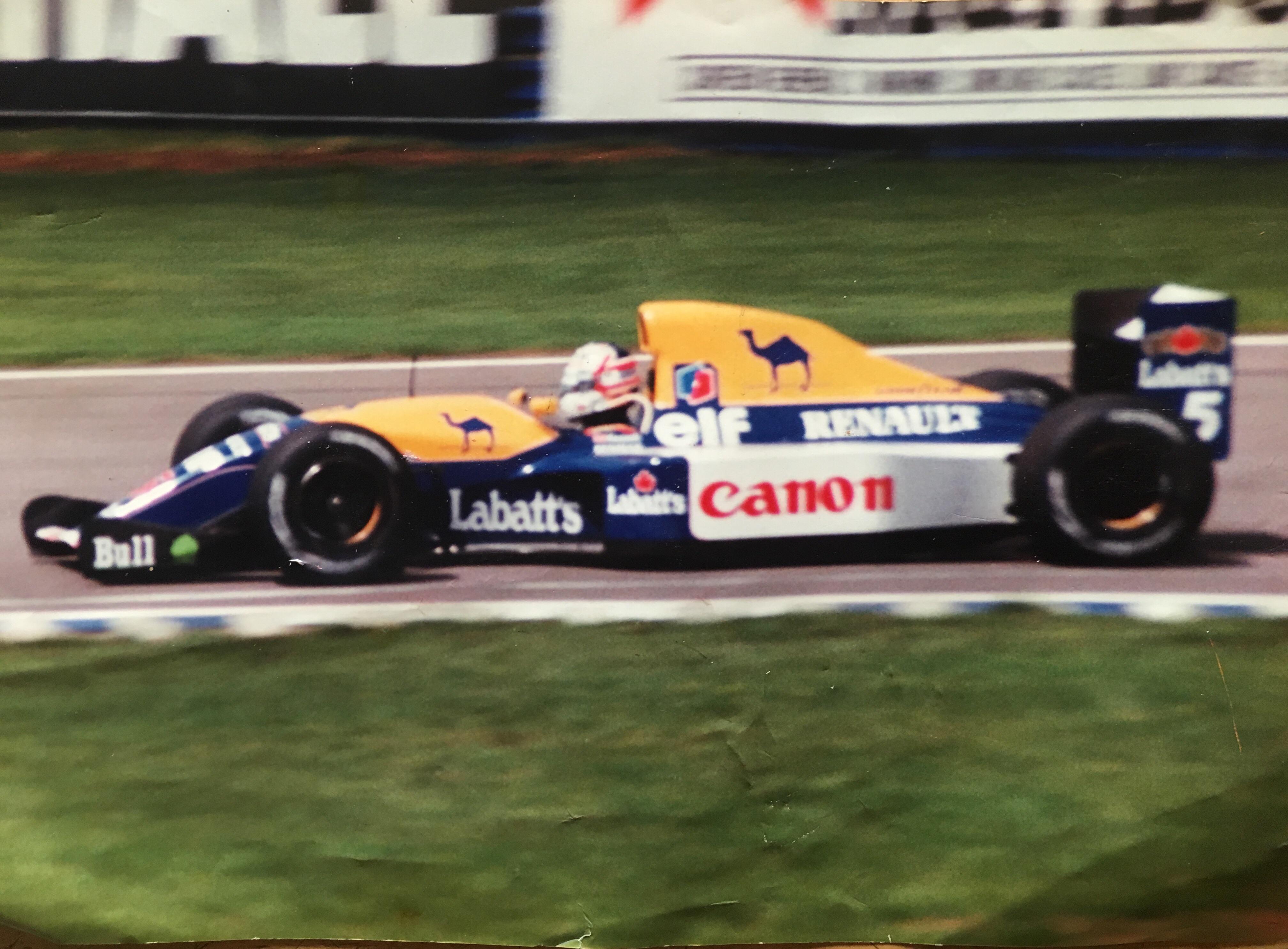 Photo My Dad Took Of Nigel Mansell During The 1992 British