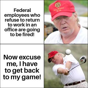 Hacker-in-chief says federal employees can’t work from home.