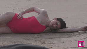 In the sand