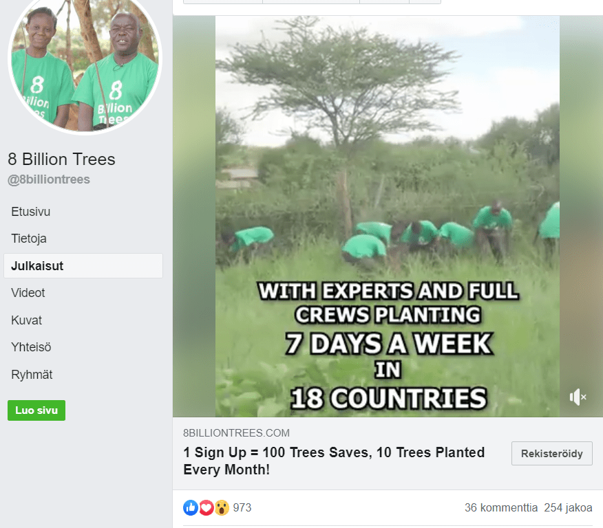 8 Billion Trees Team Forestnation