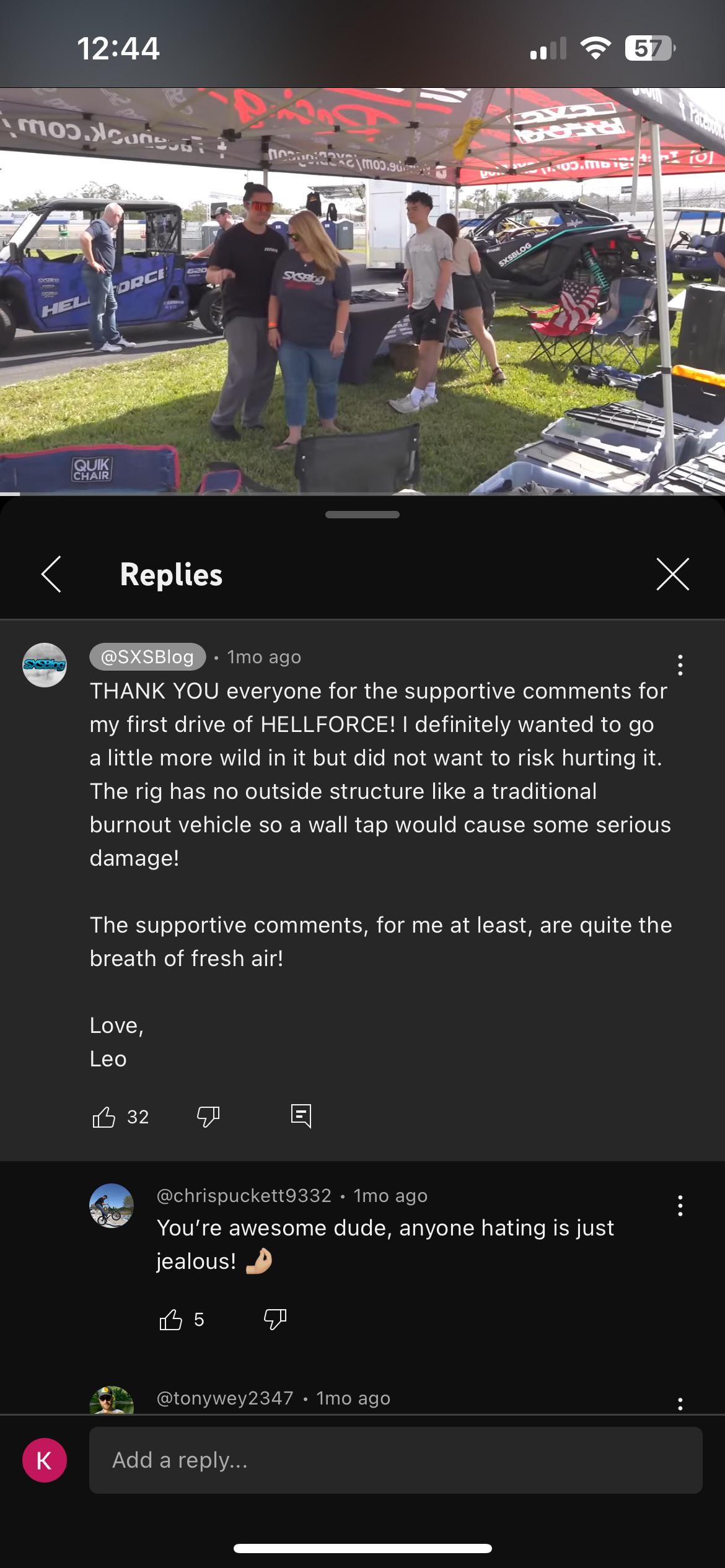 Just saw this Leo comment on the Helforce video, his last one. Was a month ago, but I wonder if all the negativity on sxsblog universe did him in too. Btw going