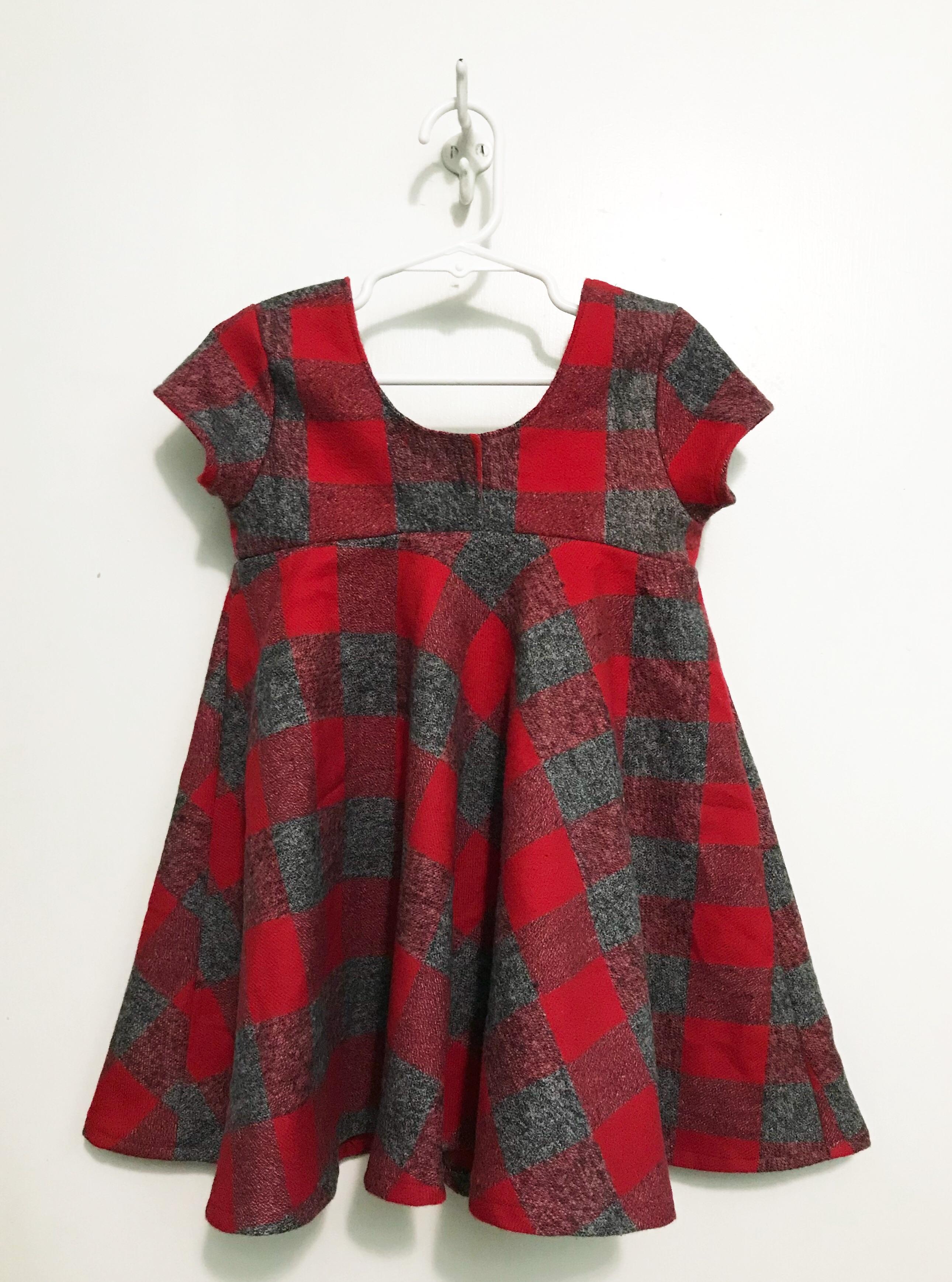 Whipped Up A Cozy Flannel Simple Life Patterns Eden Dress For My Toddler Tonight To Wear To A Funeral Sewing
