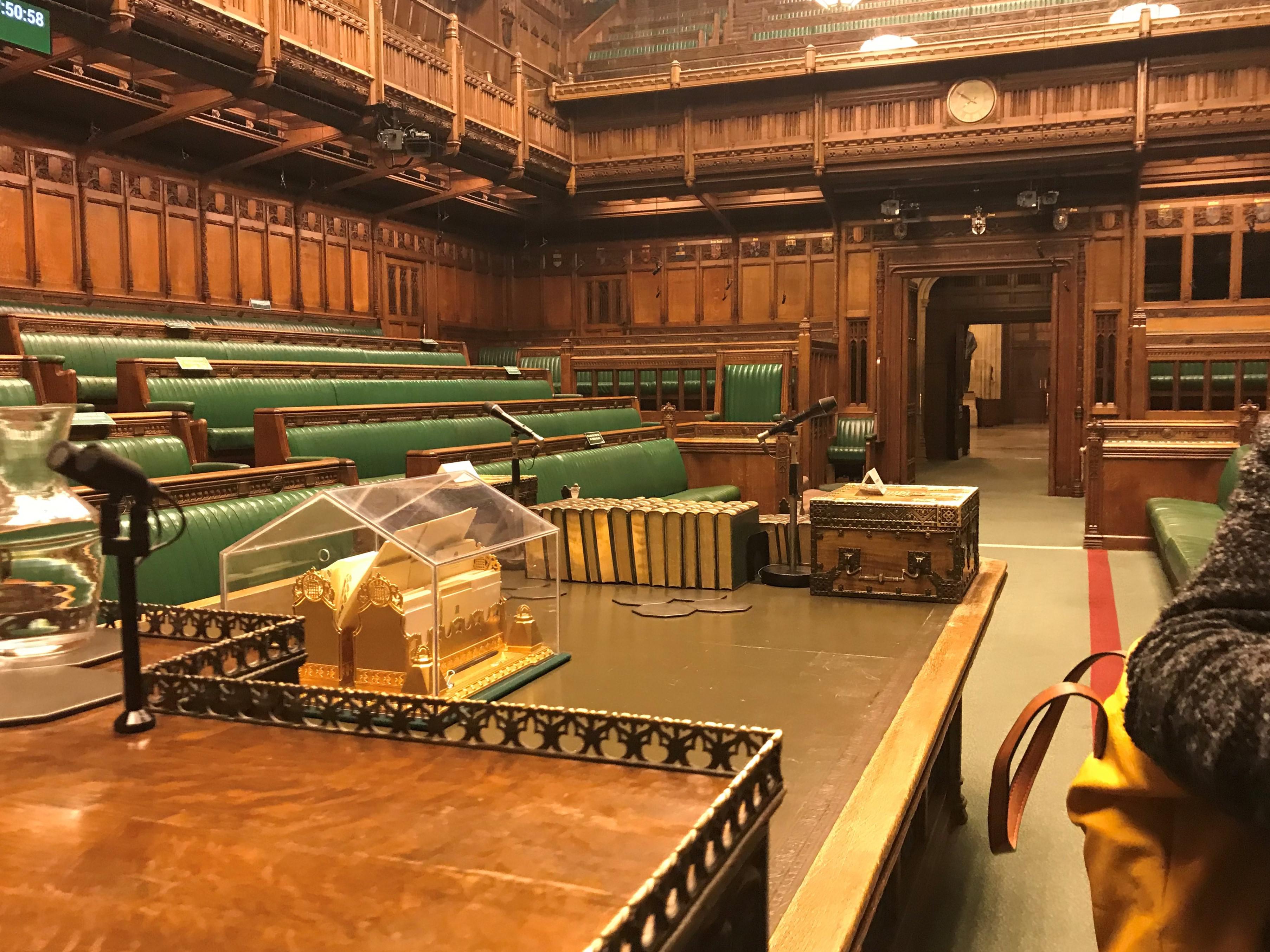 Inside palace of westminster
