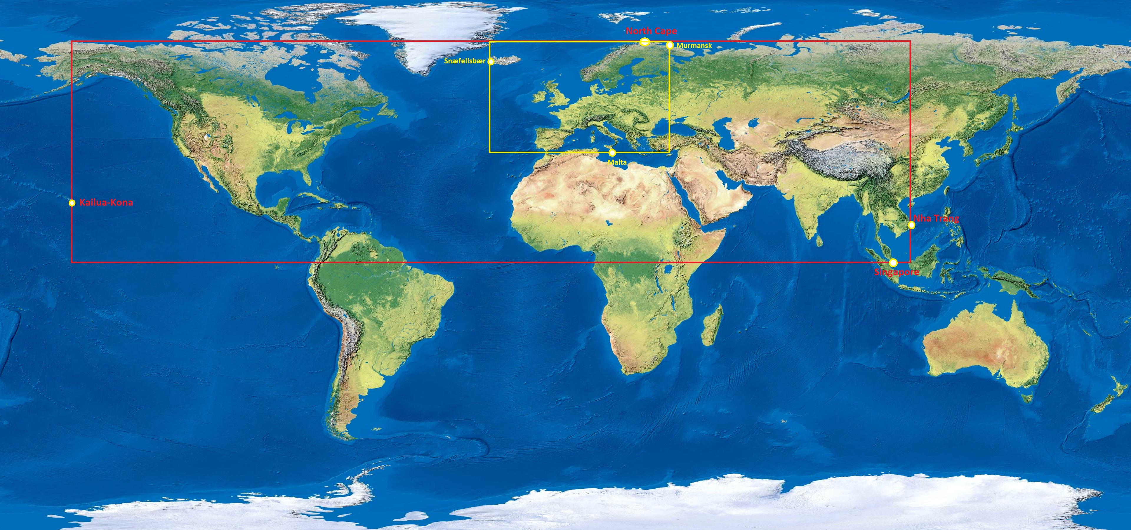 My NSEW Map For The World And Europe Missing A Whole Hemisphere R 