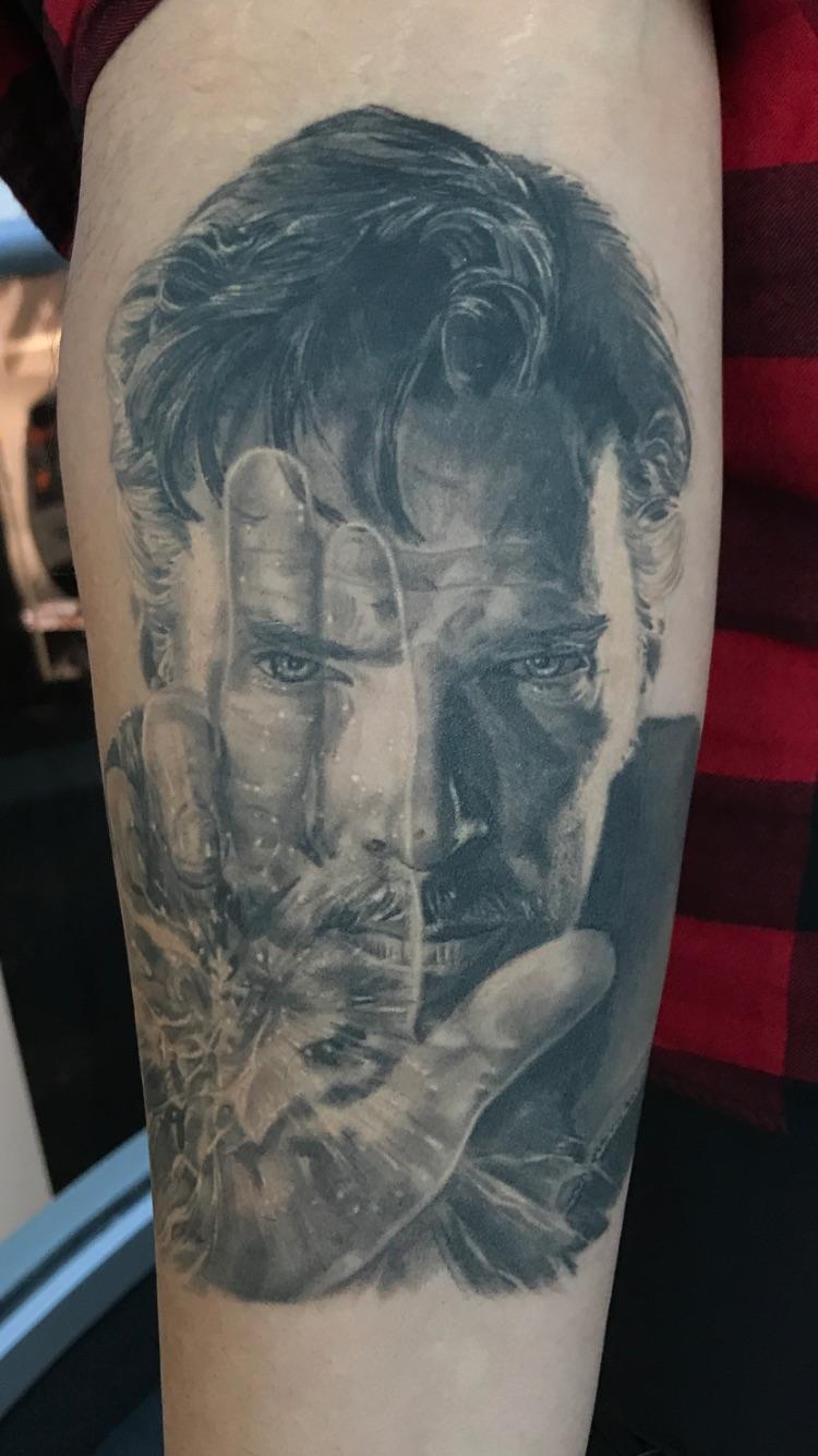 Healed Doctor Strange By Andy Pho At Skin Design Tattoos Las Vegas Nevada Tattoos