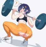 Belle Ripping Her Leggings At The Gym zenless Zone Zero maidcousin