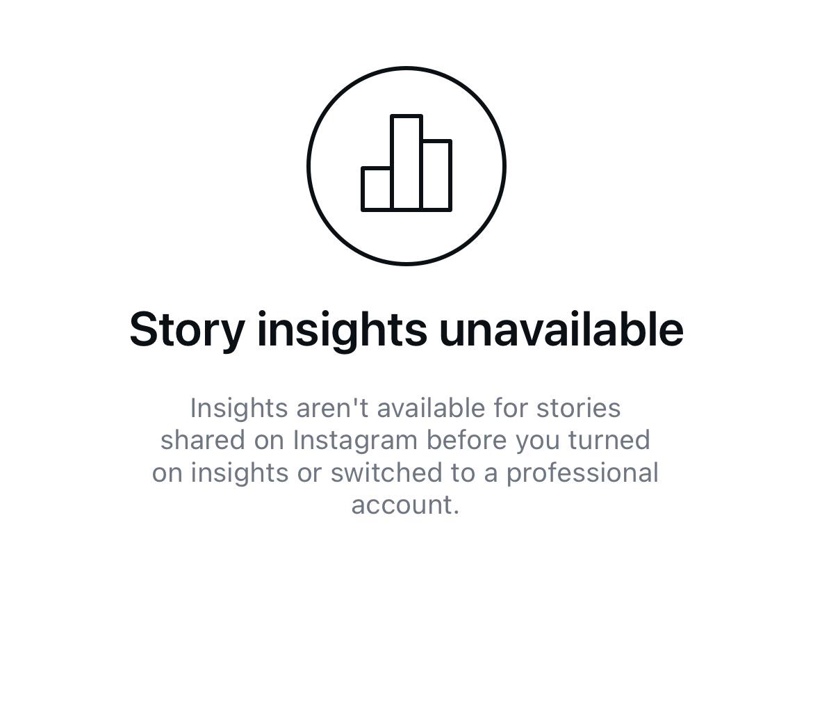Story Insights unavailable : rInstagram
