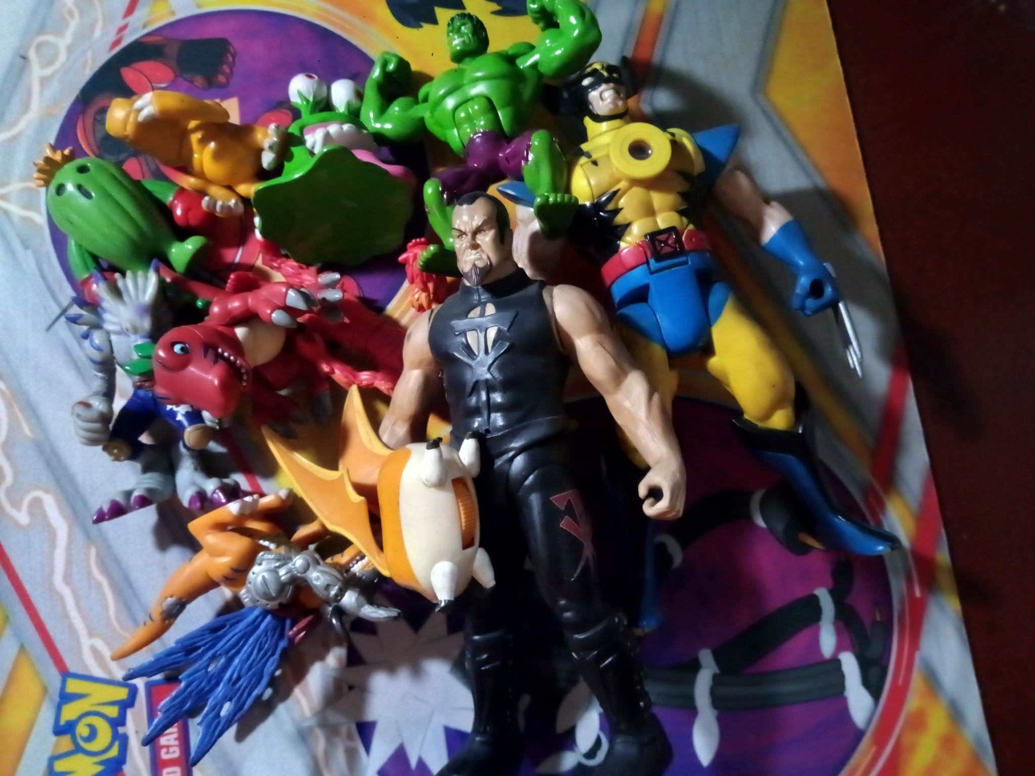 Digimon and other action figures for sale only. i also have pokemon.