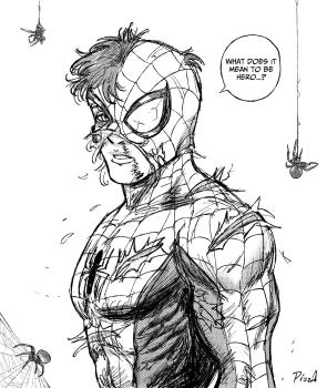 Damaged spidey (@pizza990)