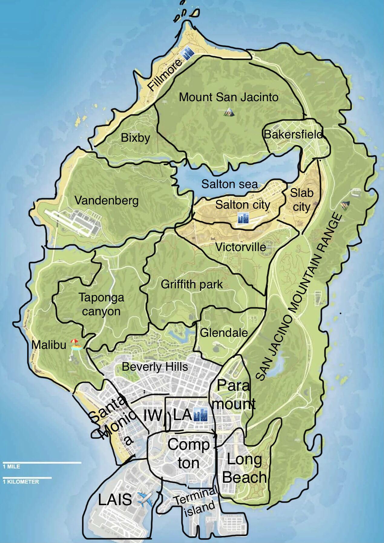 Gta 5 Mapa Real 