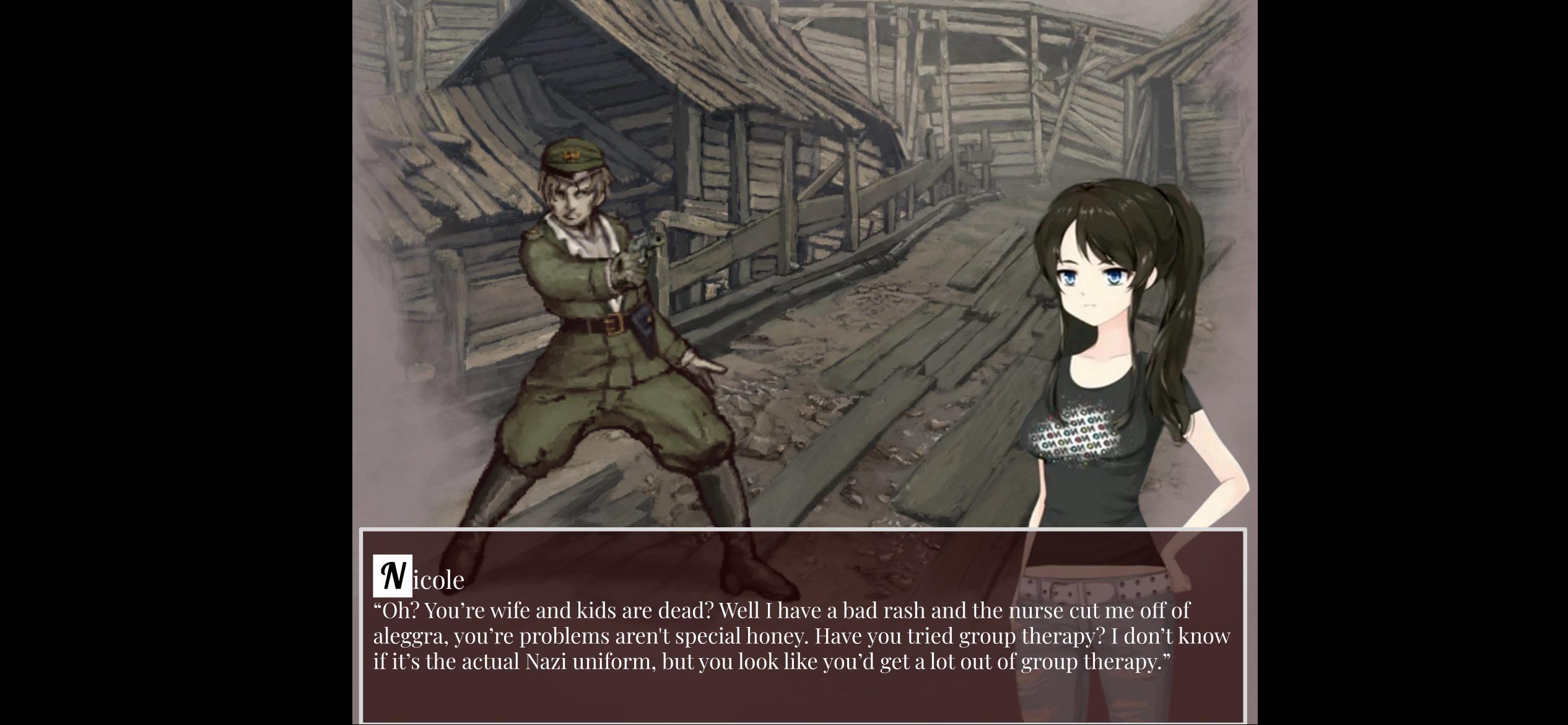 Nicole from hit video game Class of 09 takes a (drug) trip to prehevil episode 13: : rFearAndHunger