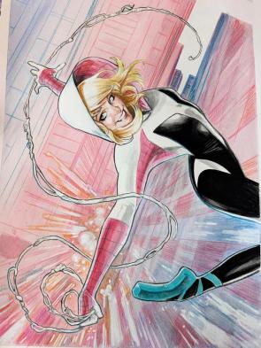 Spider-Gwen by Carmen Carnero