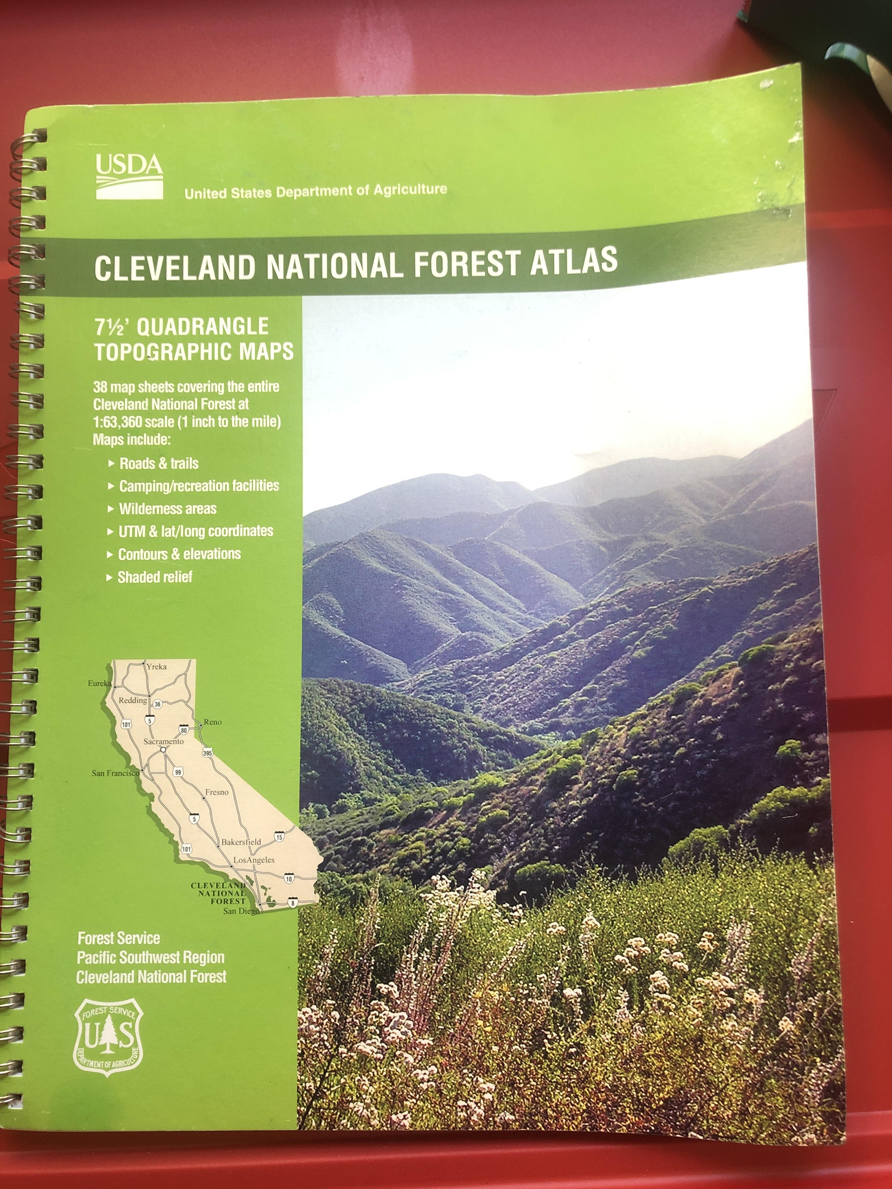 Cleveland National Forest Map 